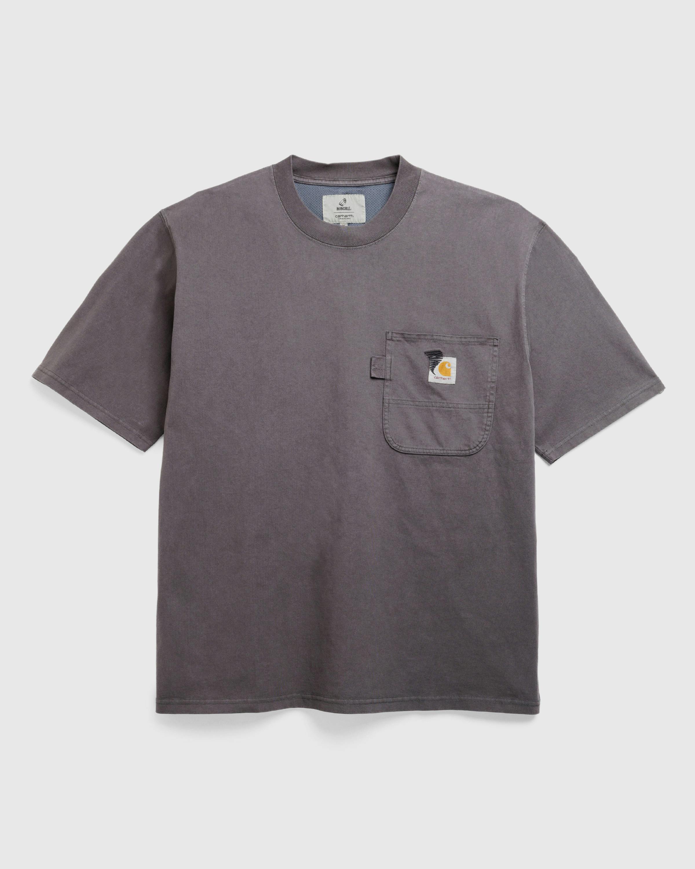 Carhartt WIP x Invincible – S/S Pigment Dyed T-Shirt - Tees - Black - Image 1