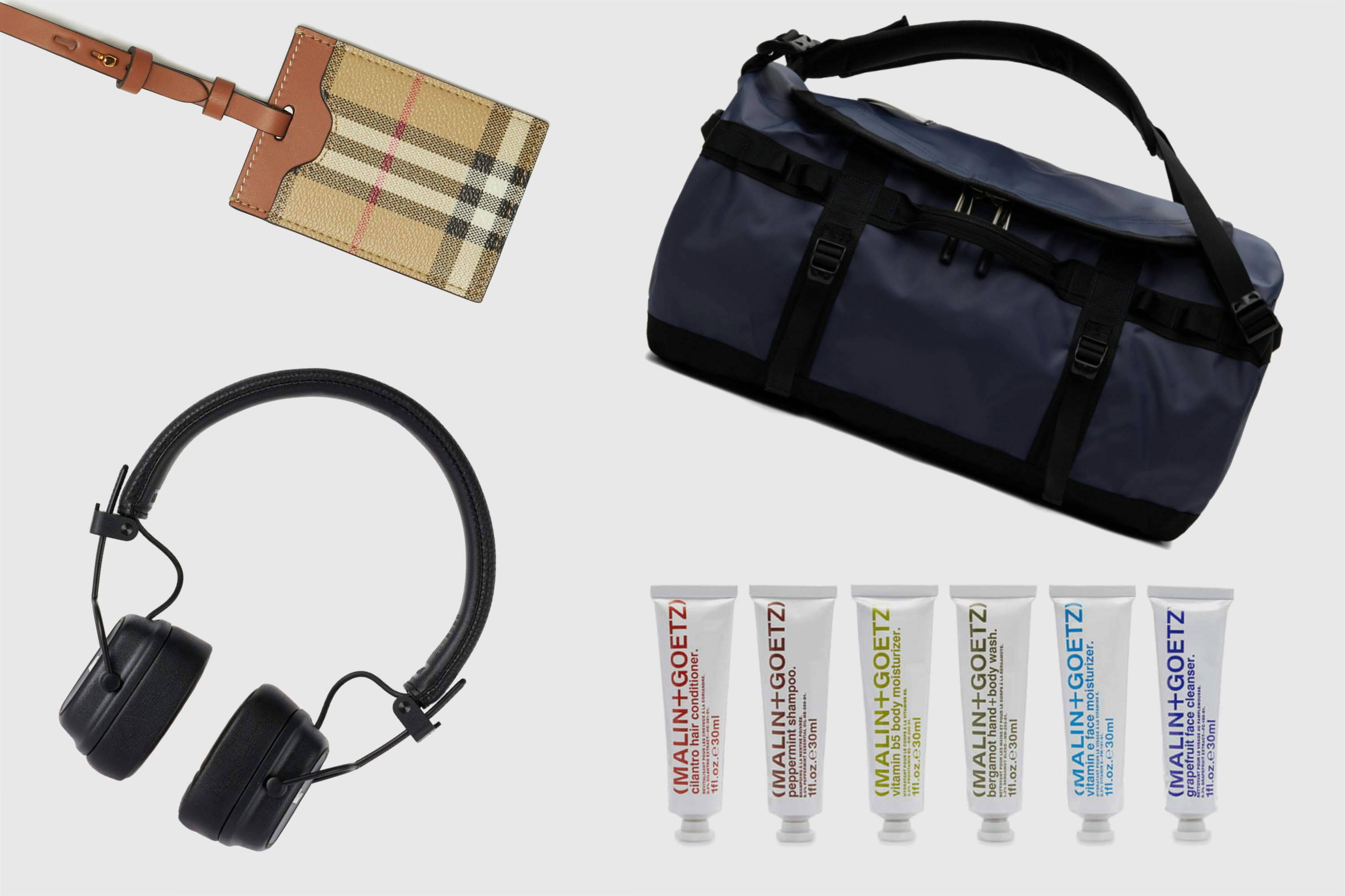 Frequent Traveler Gift Ideas Skincare Luggage Headphones Burberry Marshall The North Face Ami Paris