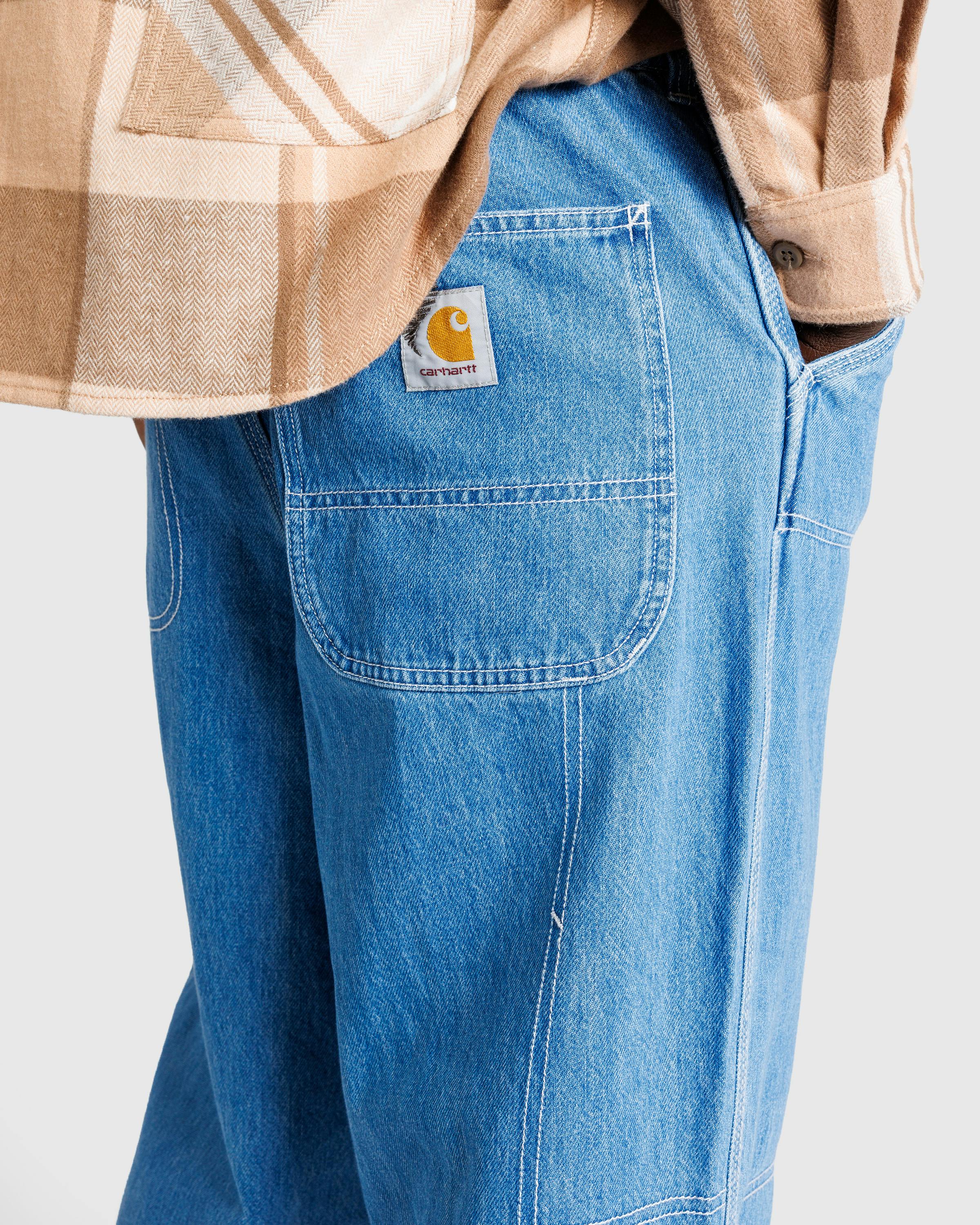 Carhartt WIP x Invincible – Removed Pocket Double Knee Pant - Work Pants - Blue - Image 3