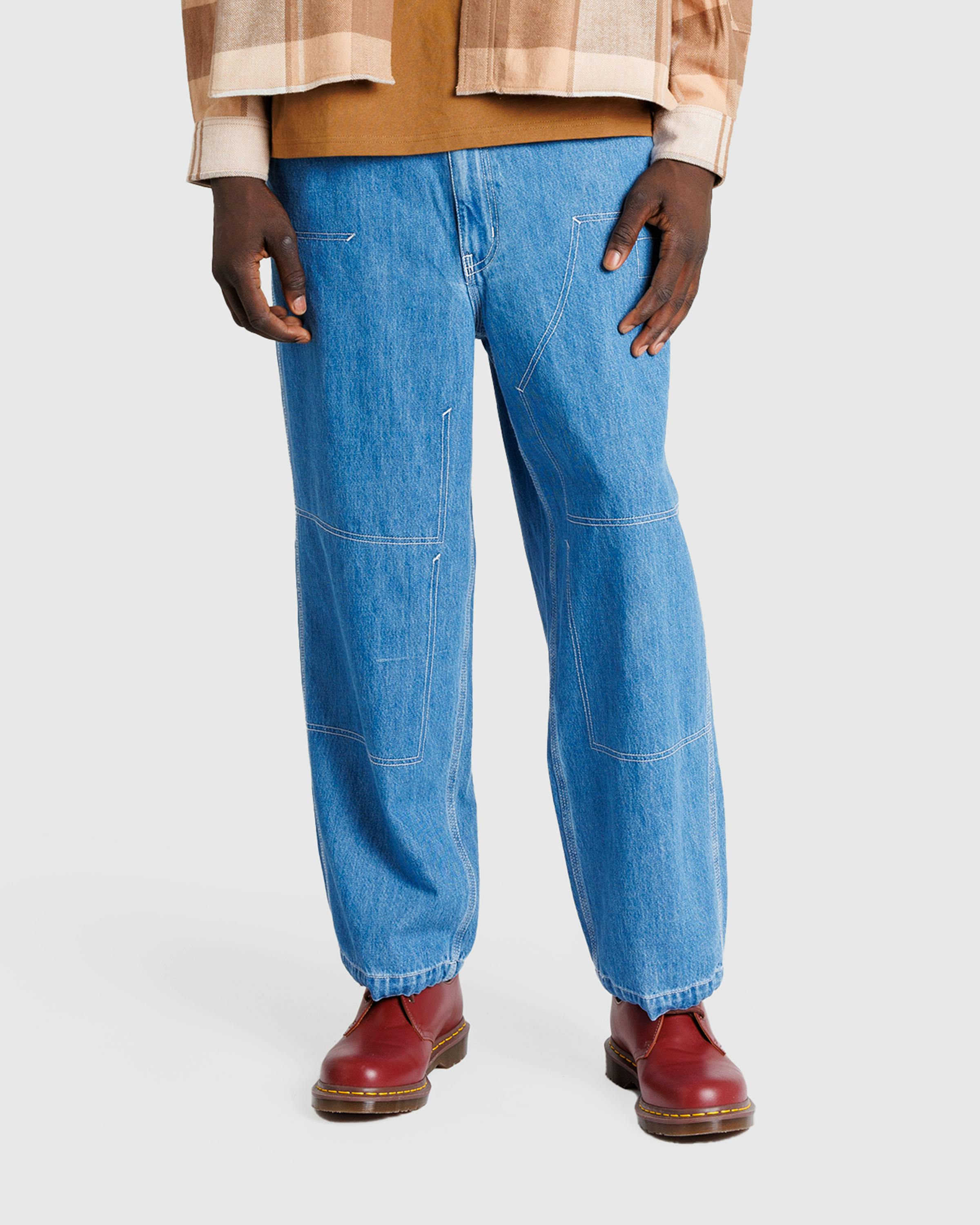 Carhartt WIP x Invincible – Removed Pocket Double Knee Pant - Work Pants - Blue - Image 2