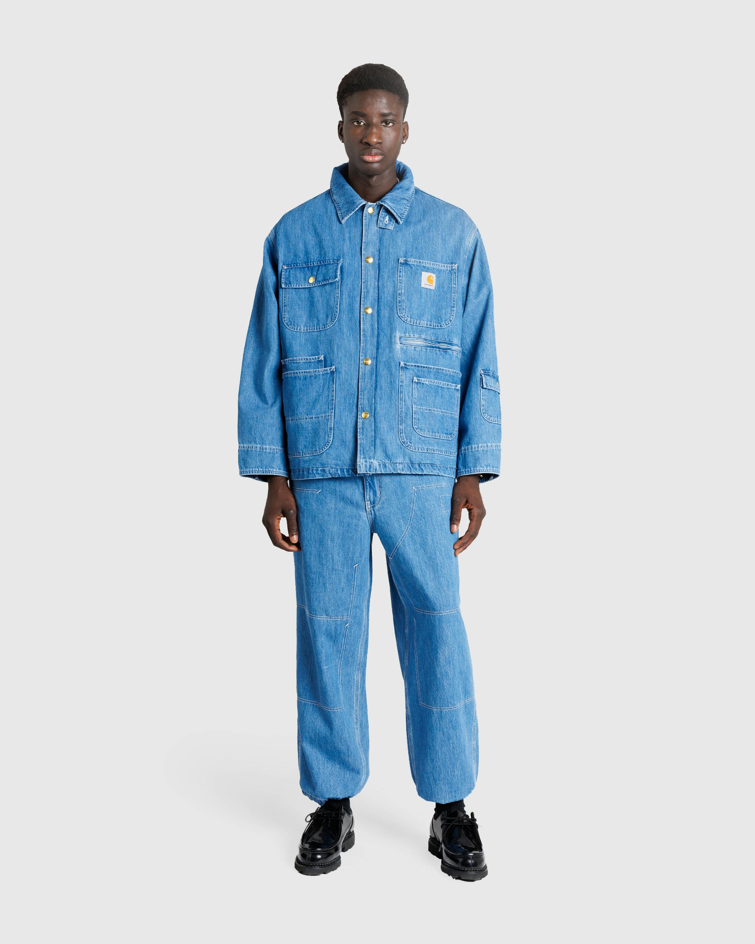 Carhartt WIP x Invincible – Denim Chore Coat Max - Denim Jackets - Blue - Image 5