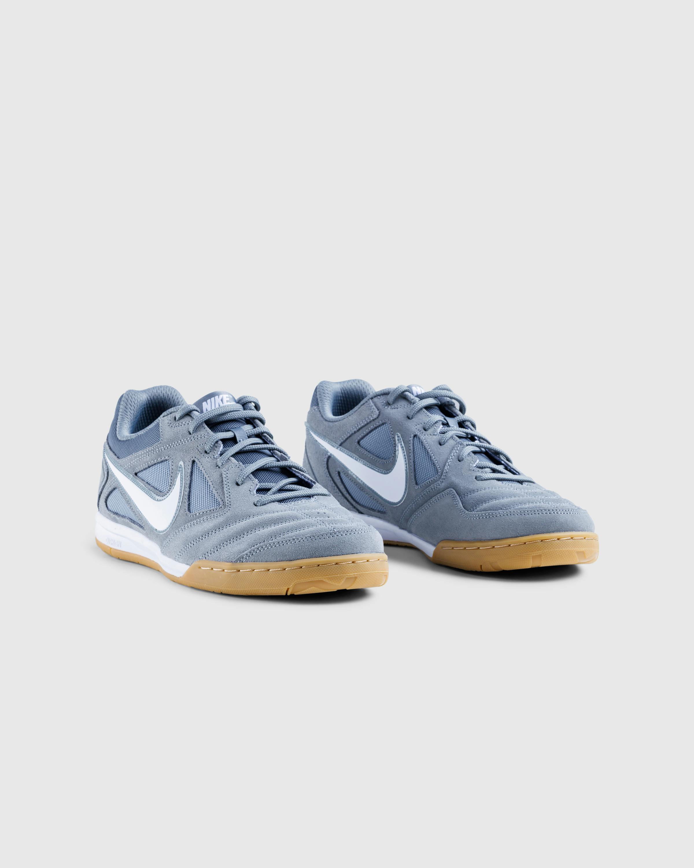 Nike – Gato Smoke Grey/White-Gum Light Brown - Low Top Sneakers - Grey - Image 3