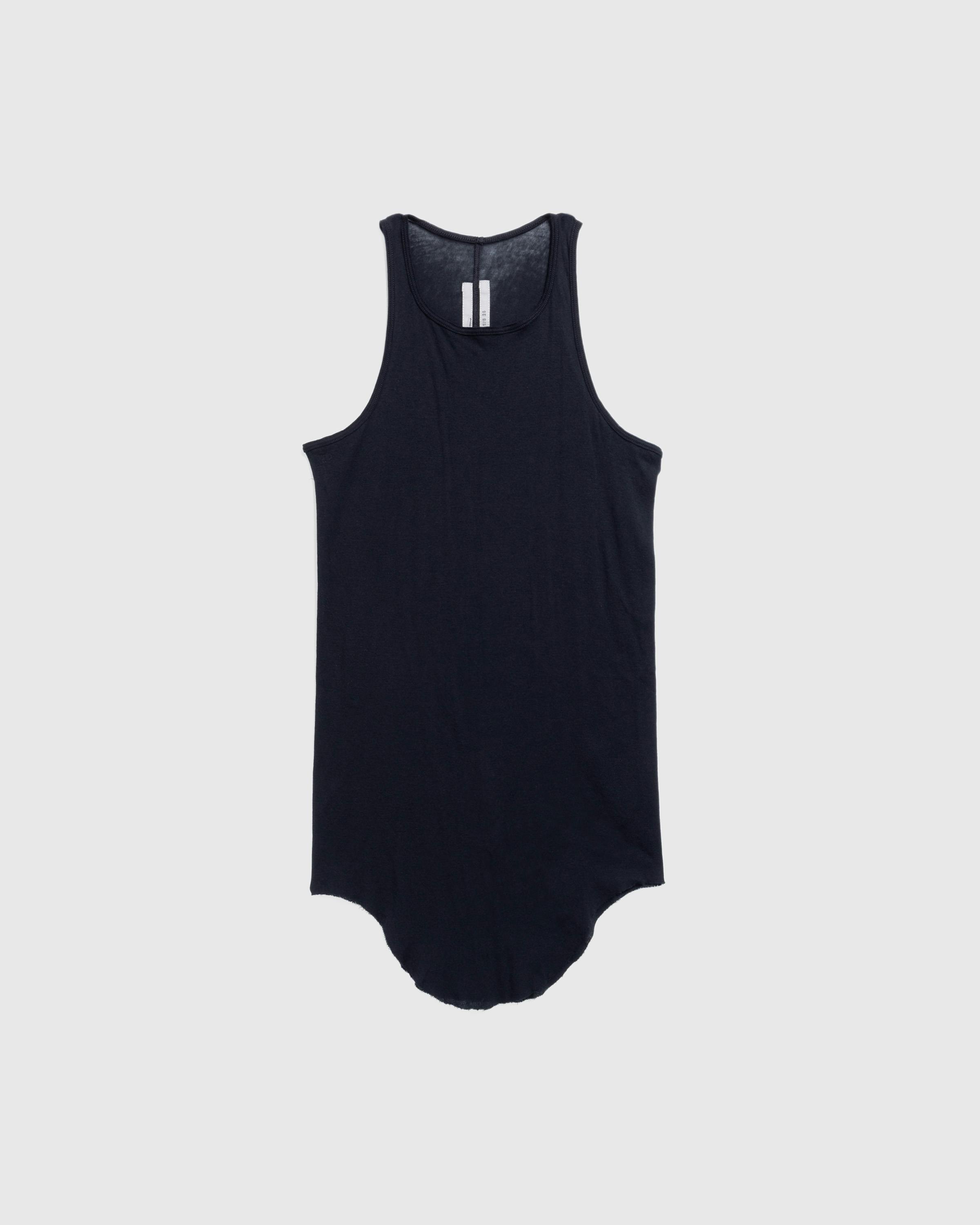 Rick Owens – Basic Rib Tank - Tank Tops - Black - Image 1