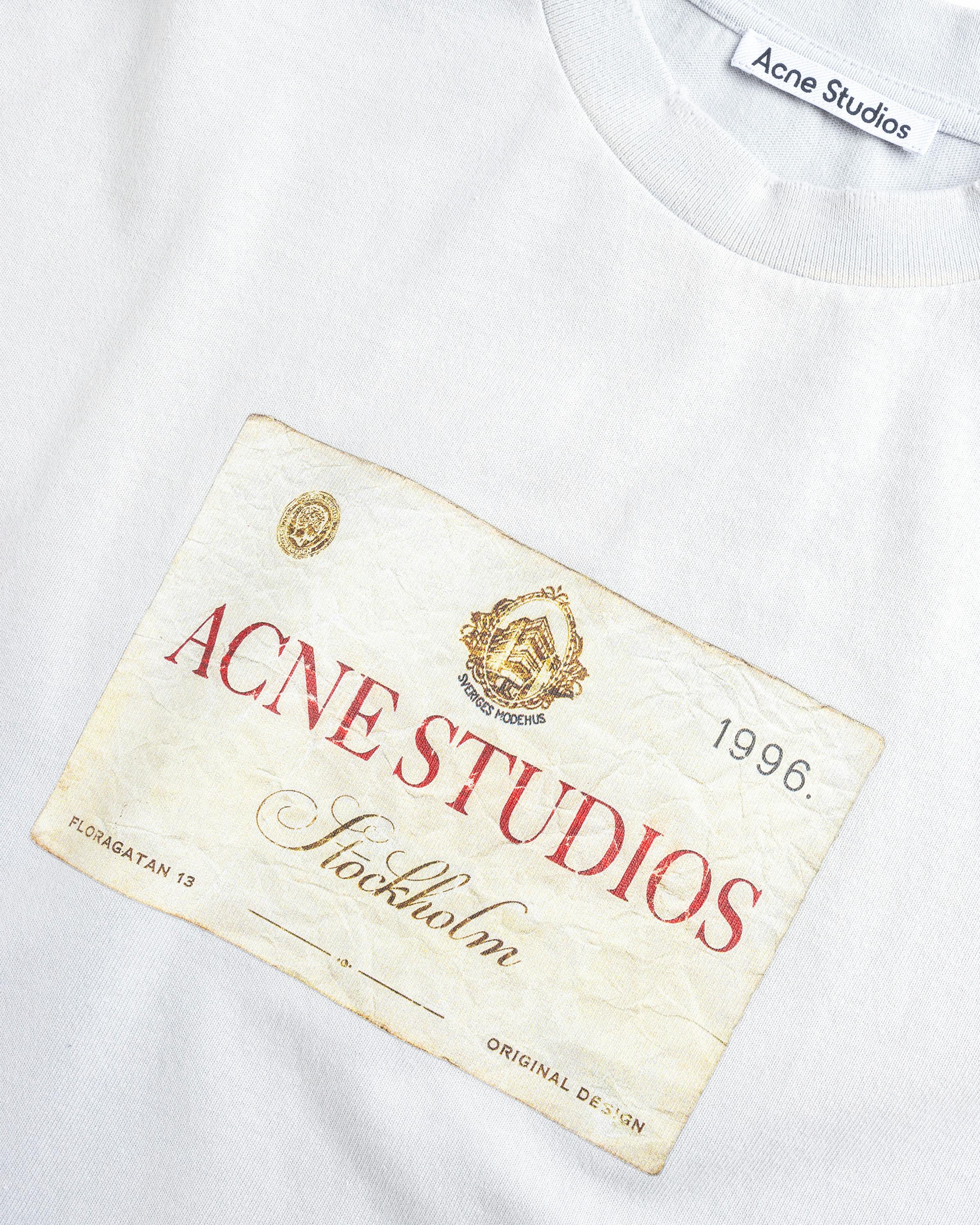 Acne Studios – Layered Print T-Shirt - Tees - Grey - Image 6