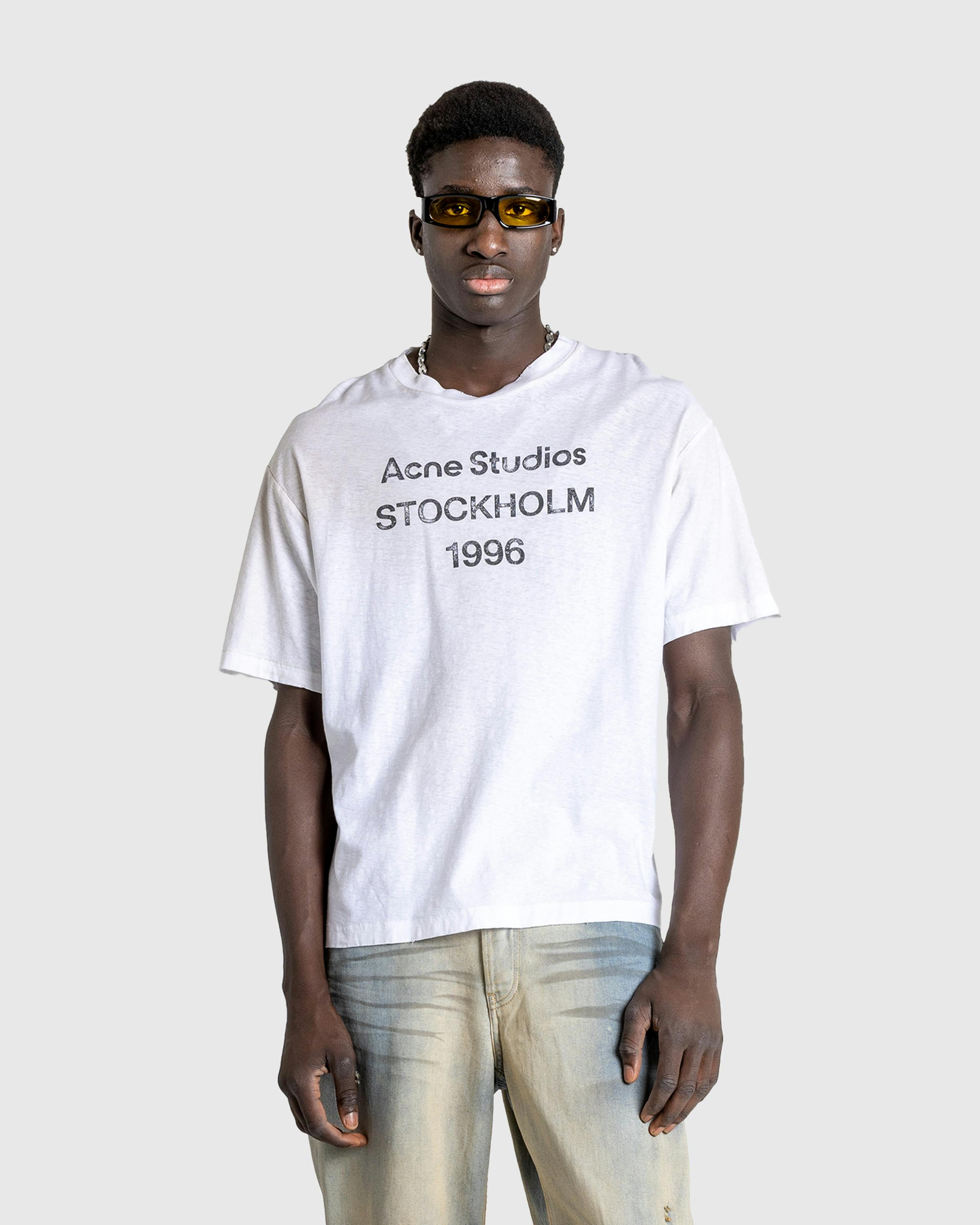 Acne Studios – Logo T-Shirt - Tees - White - Image 2