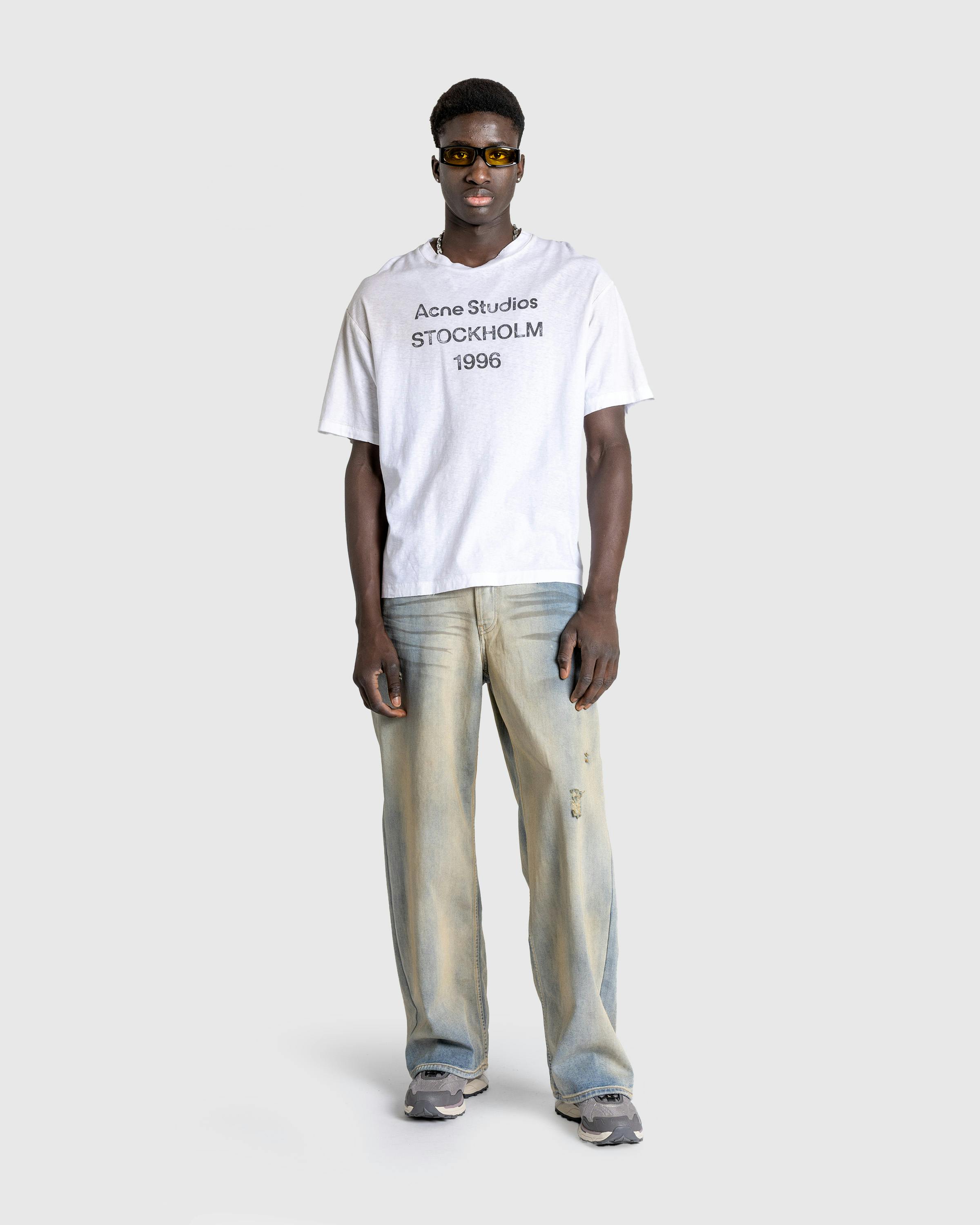 Acne Studios – Logo T-Shirt - Tees - White - Image 3