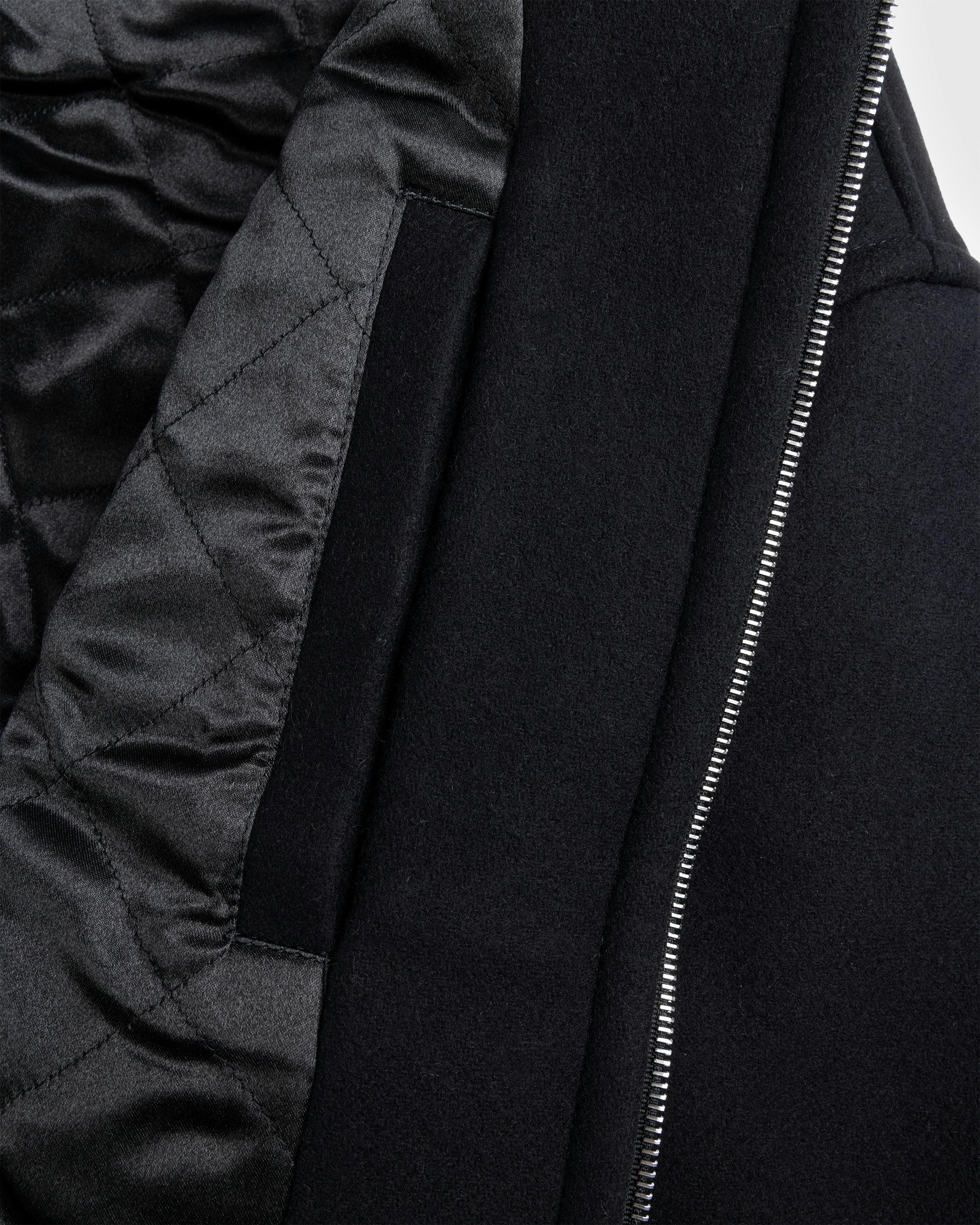 Acne Studios – Hooded Jacket Wool Blend - Jackets - Black - Image 6