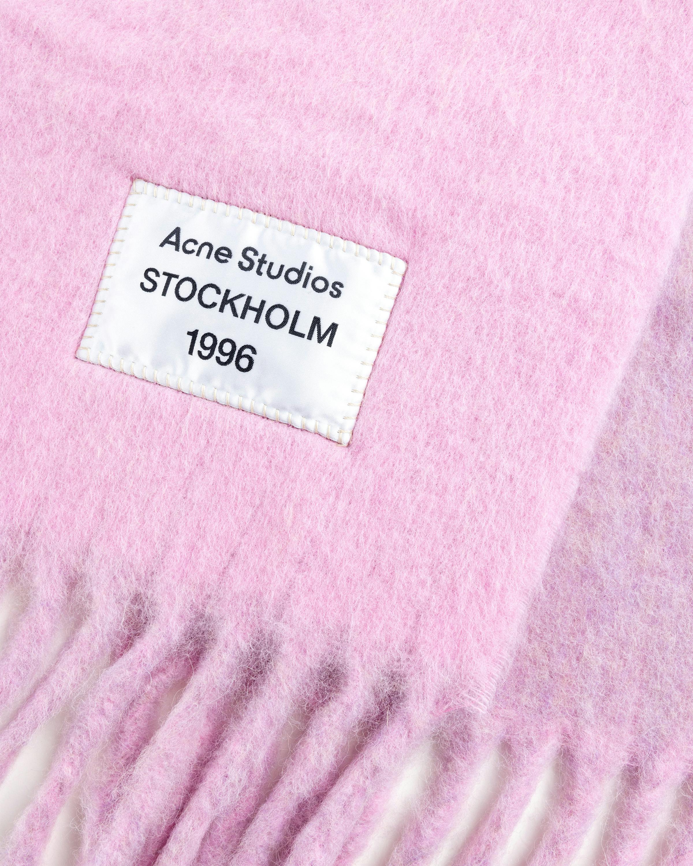 Acne Studios – Fringed Scarf - Knits - Pink - Image 4