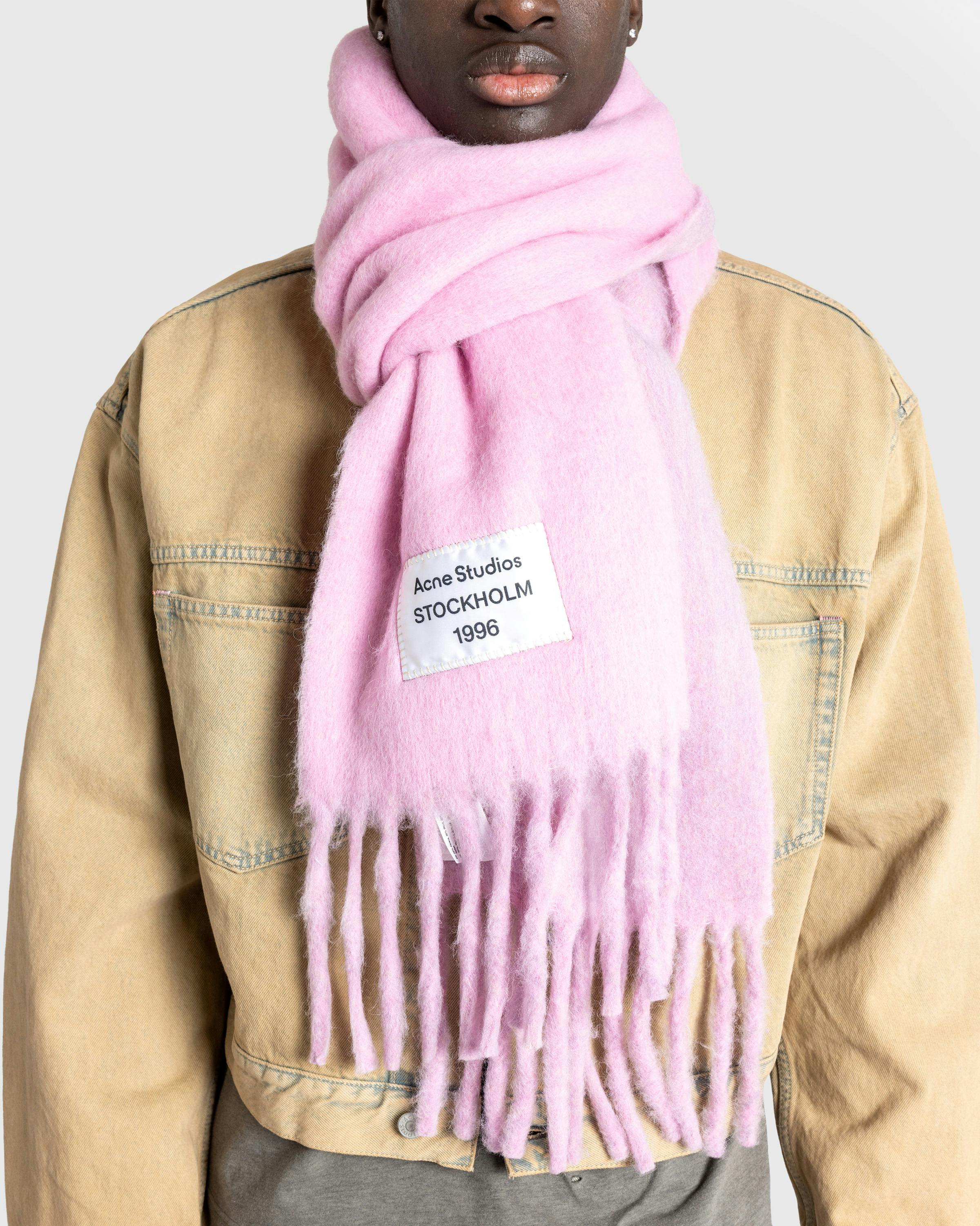 Acne Studios – Fringed Scarf - Knits - Pink - Image 2