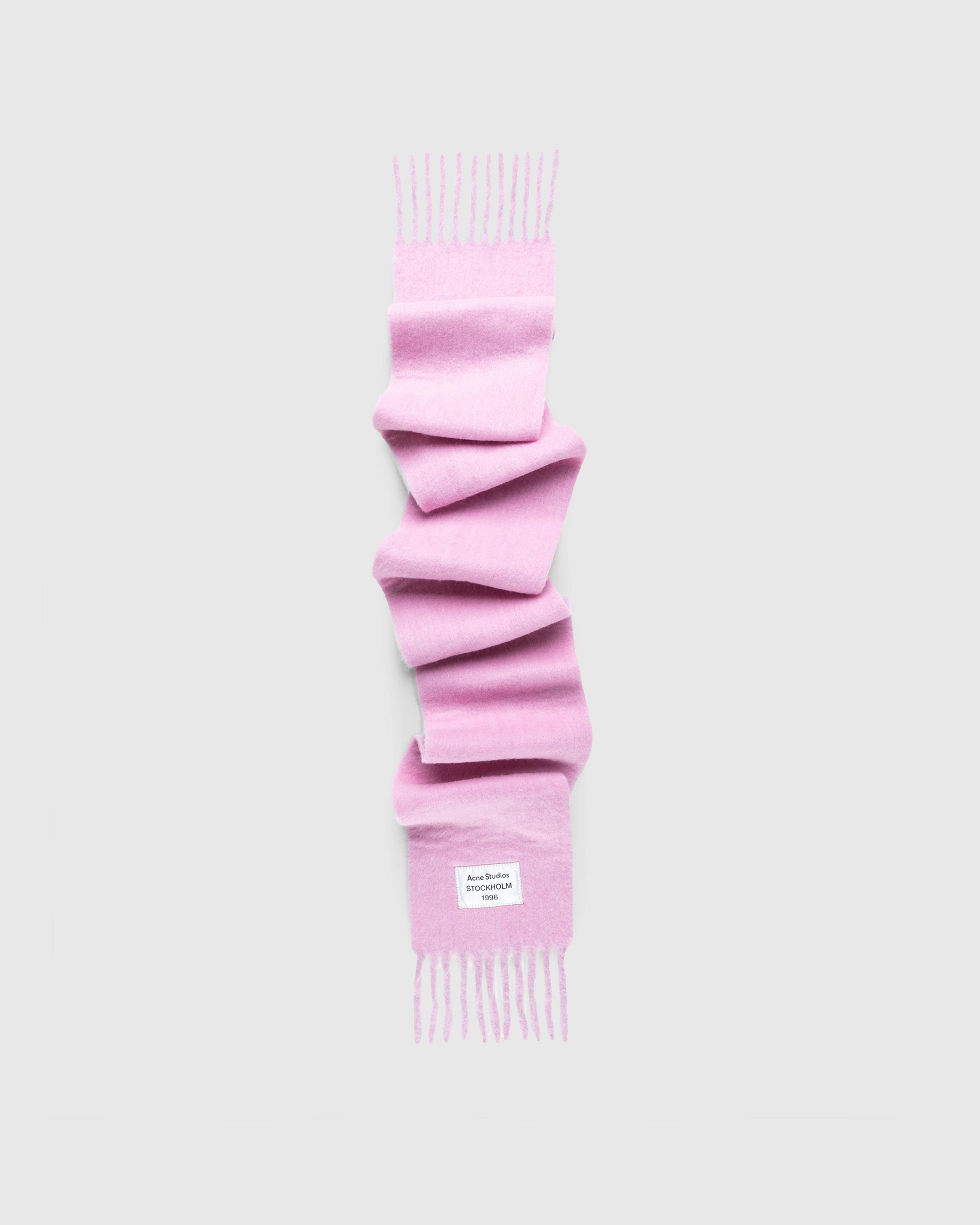 Acne Studios – Fringed Scarf - Knits - Pink - Image 1