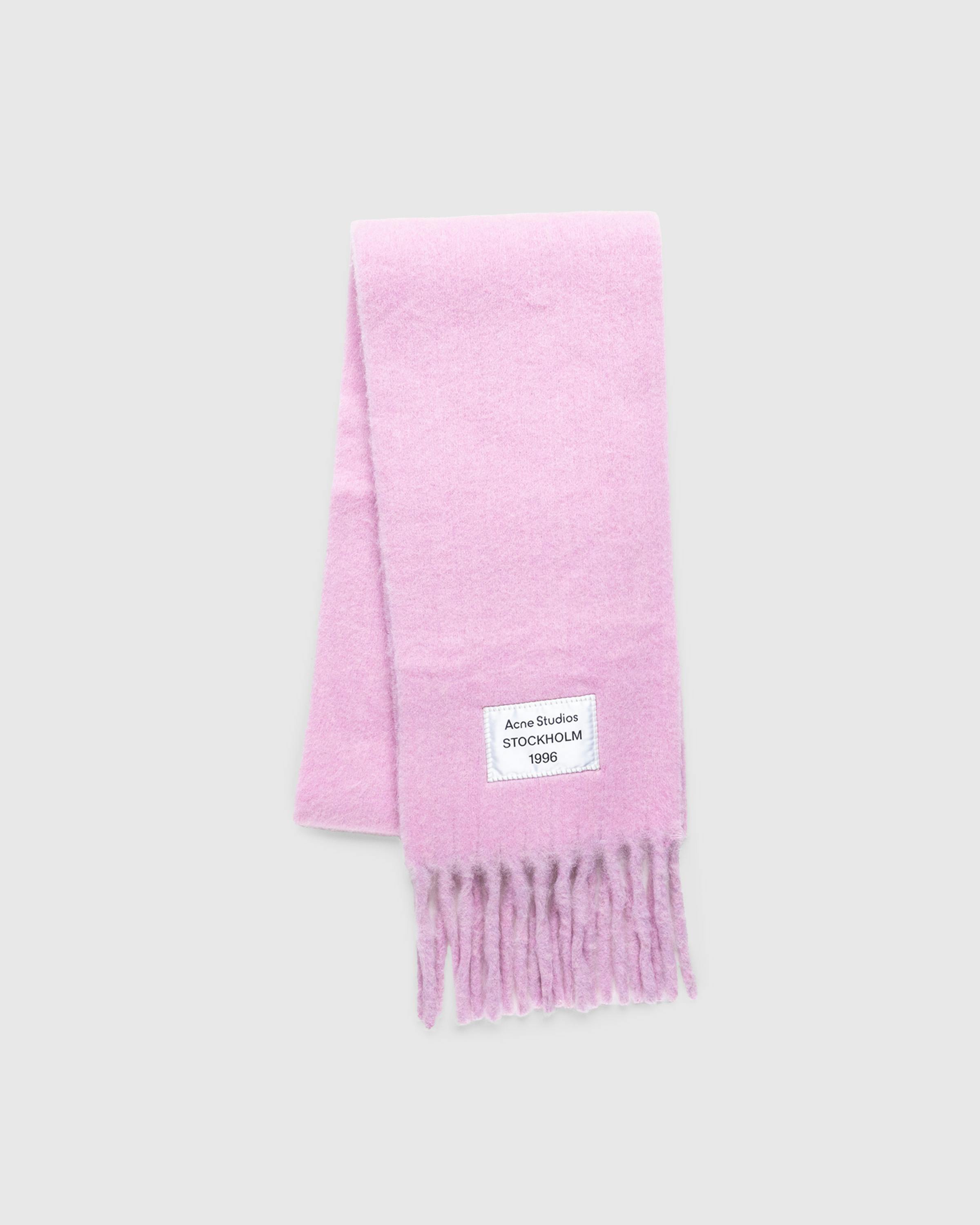 Acne Studios – Fringed Scarf - Knits - Pink - Image 3