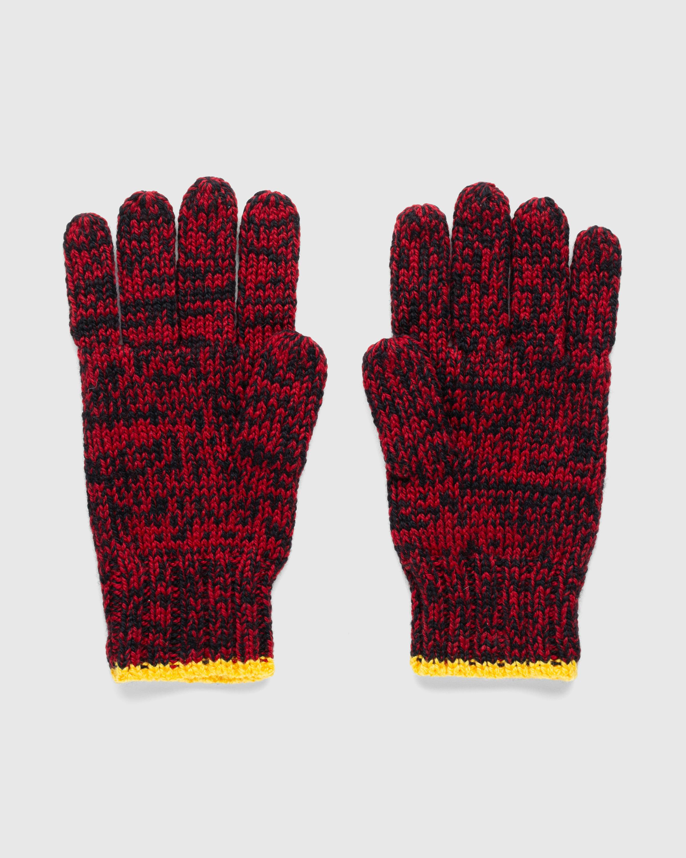 Bode – Melange Gloves - 5 Finger - Red - Image 4