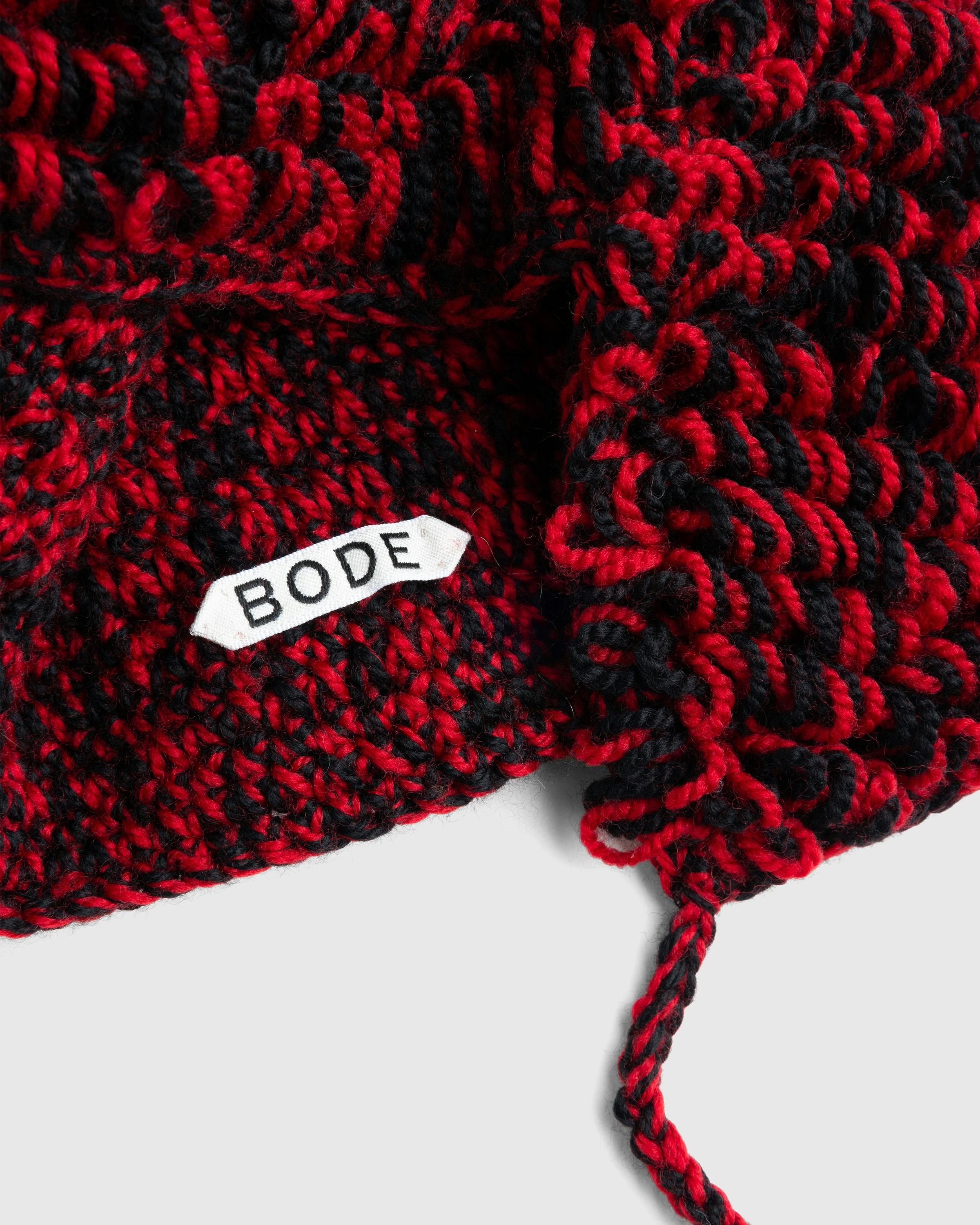 Bode – Loopy Tassel Hat - Structured Hats - Red - Image 4