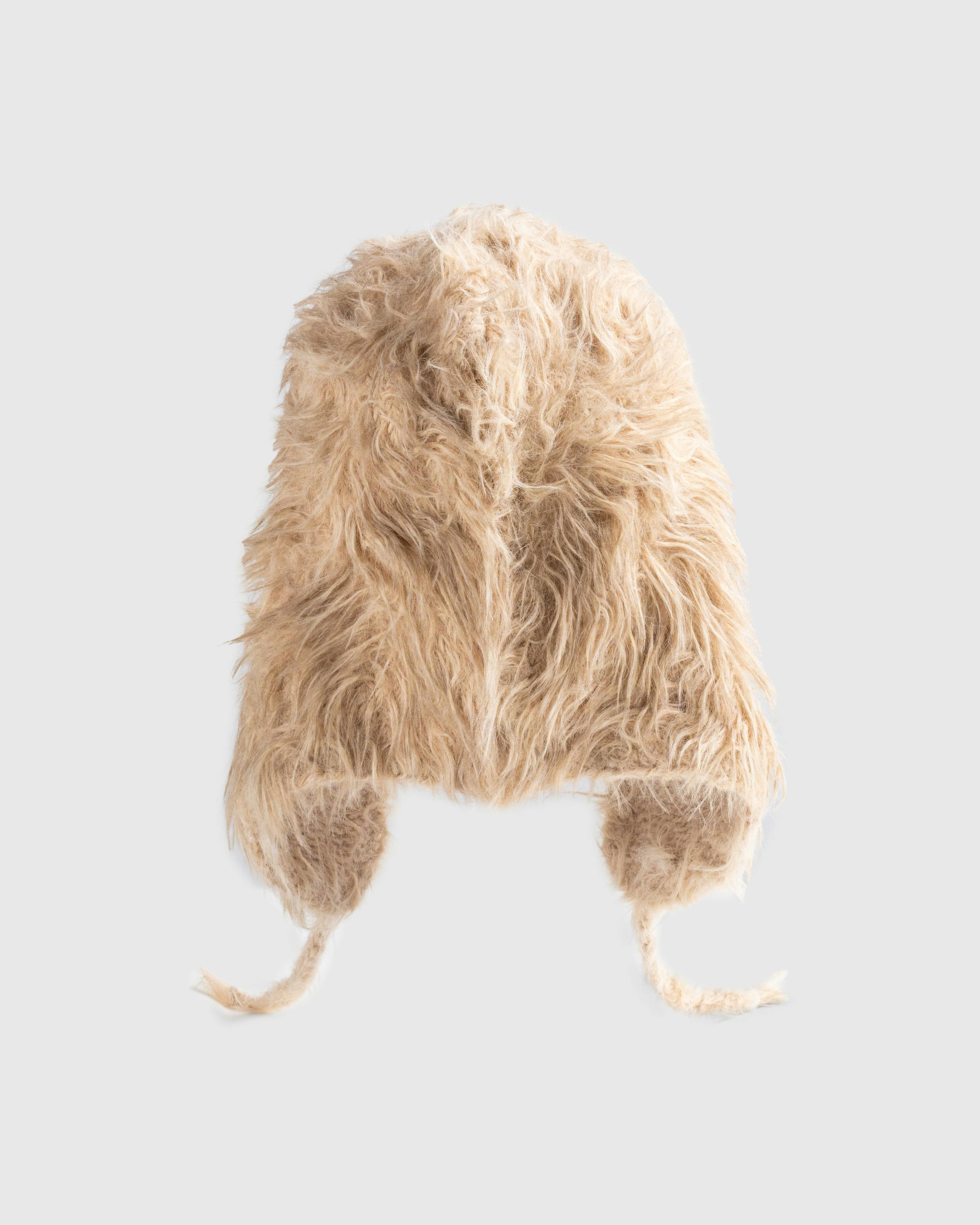 Acne Studios – Fluffy Hat - Beanies - Beige - Image 4