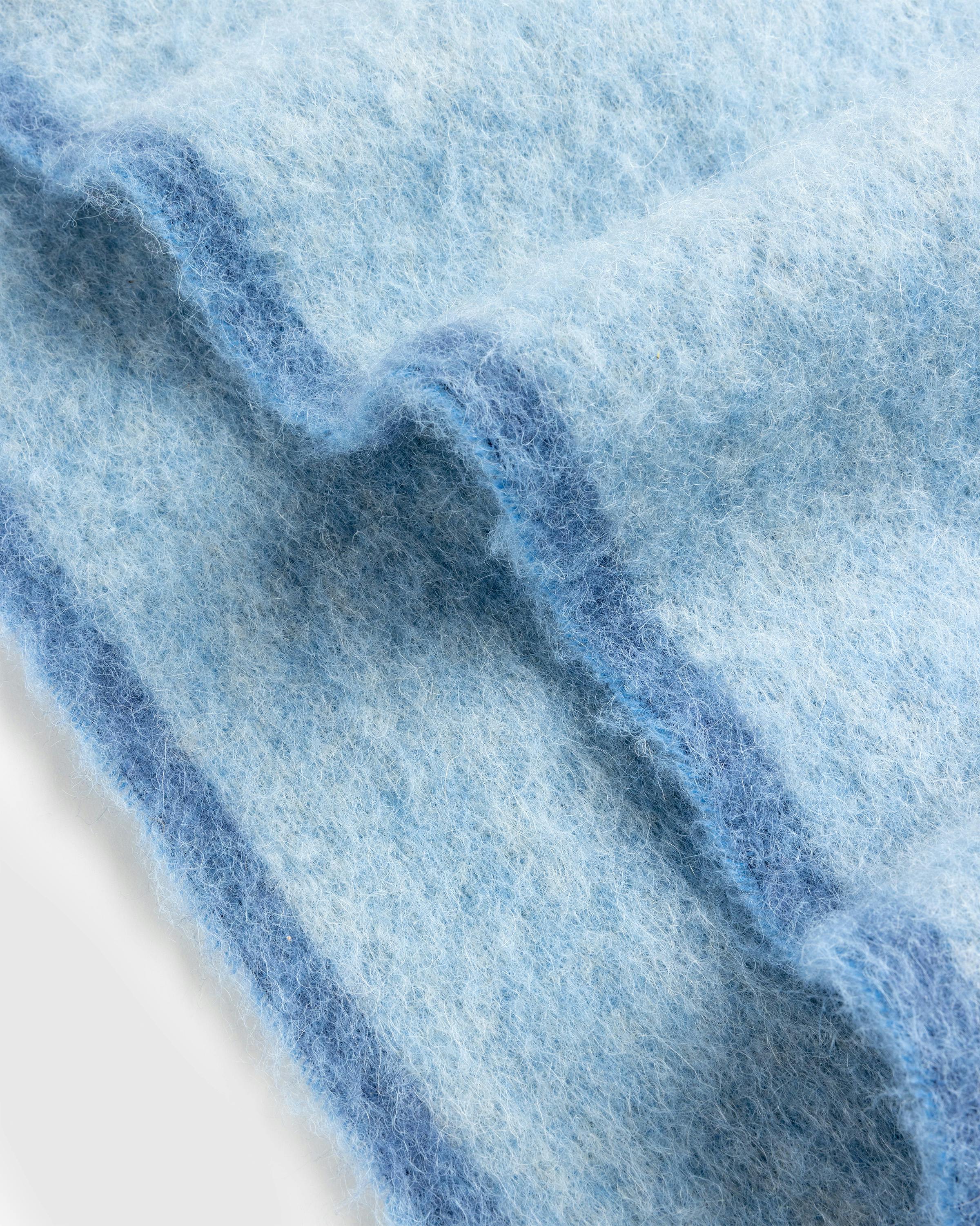 Acne Studios – Wool Mohair Scarf - Knits - Blue - Image 4