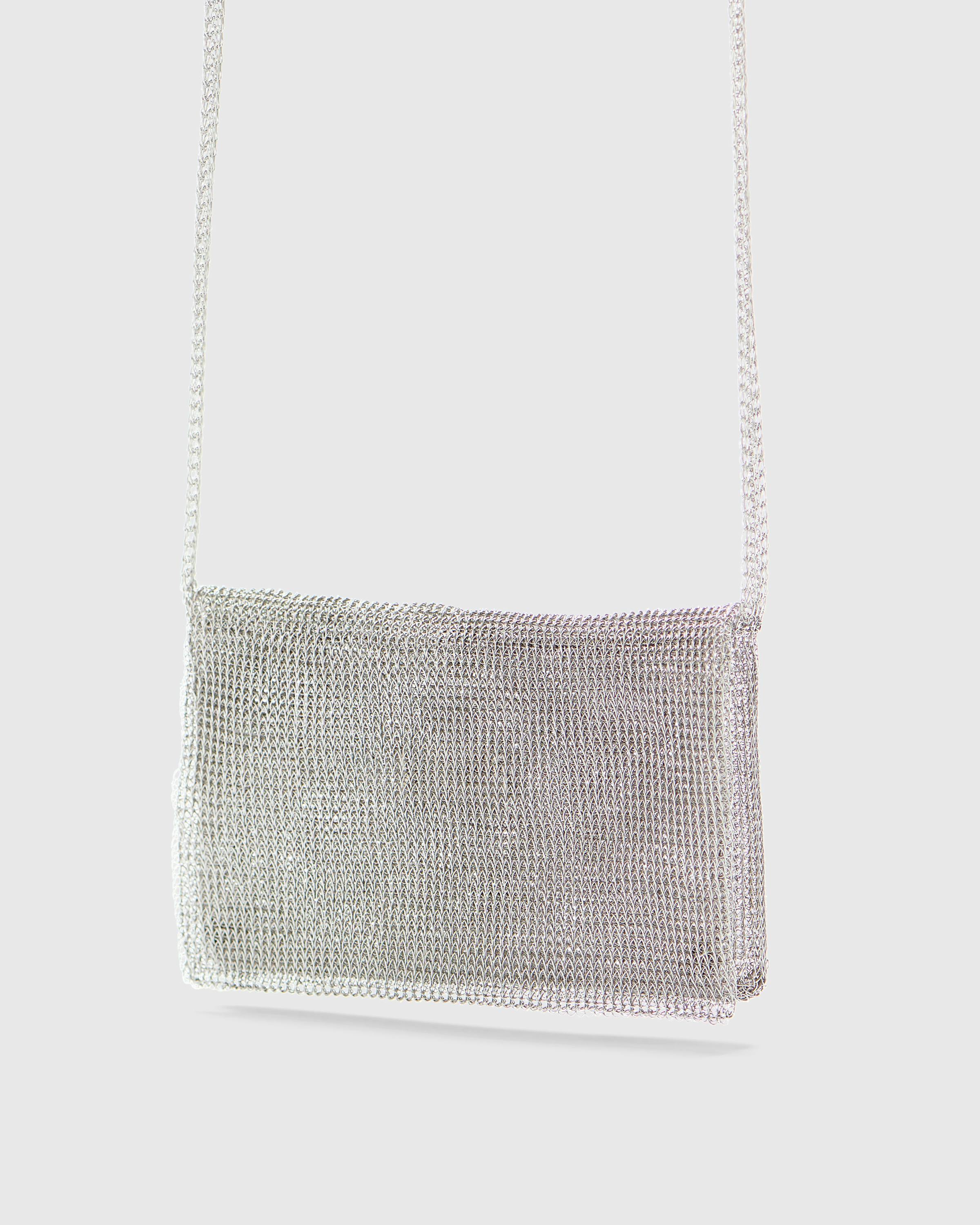 Püra Lab – Mini Acme Bag - Shoulder Bags - Silver - Image 2