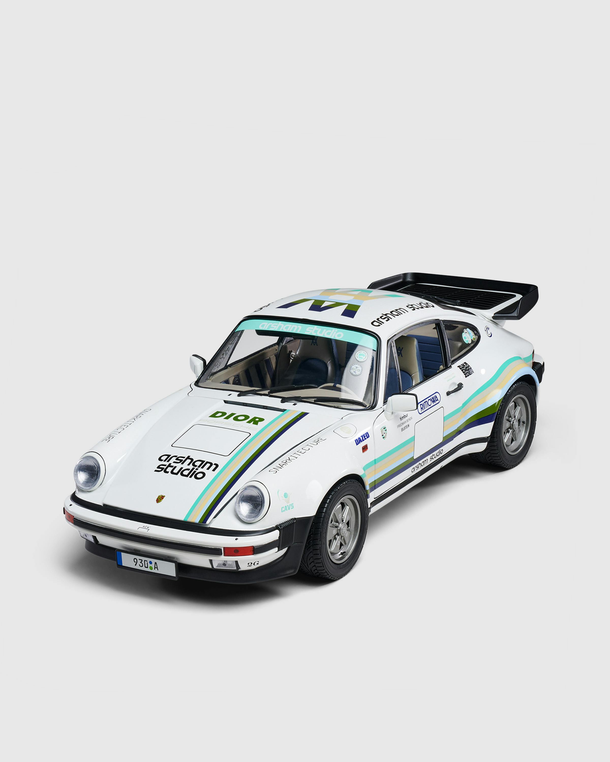 Schuco x Arsham Studio – Daniel Arsham Porsche 911 Turbo 1986 (930A) - Arts and Collectibles - White - Image 6