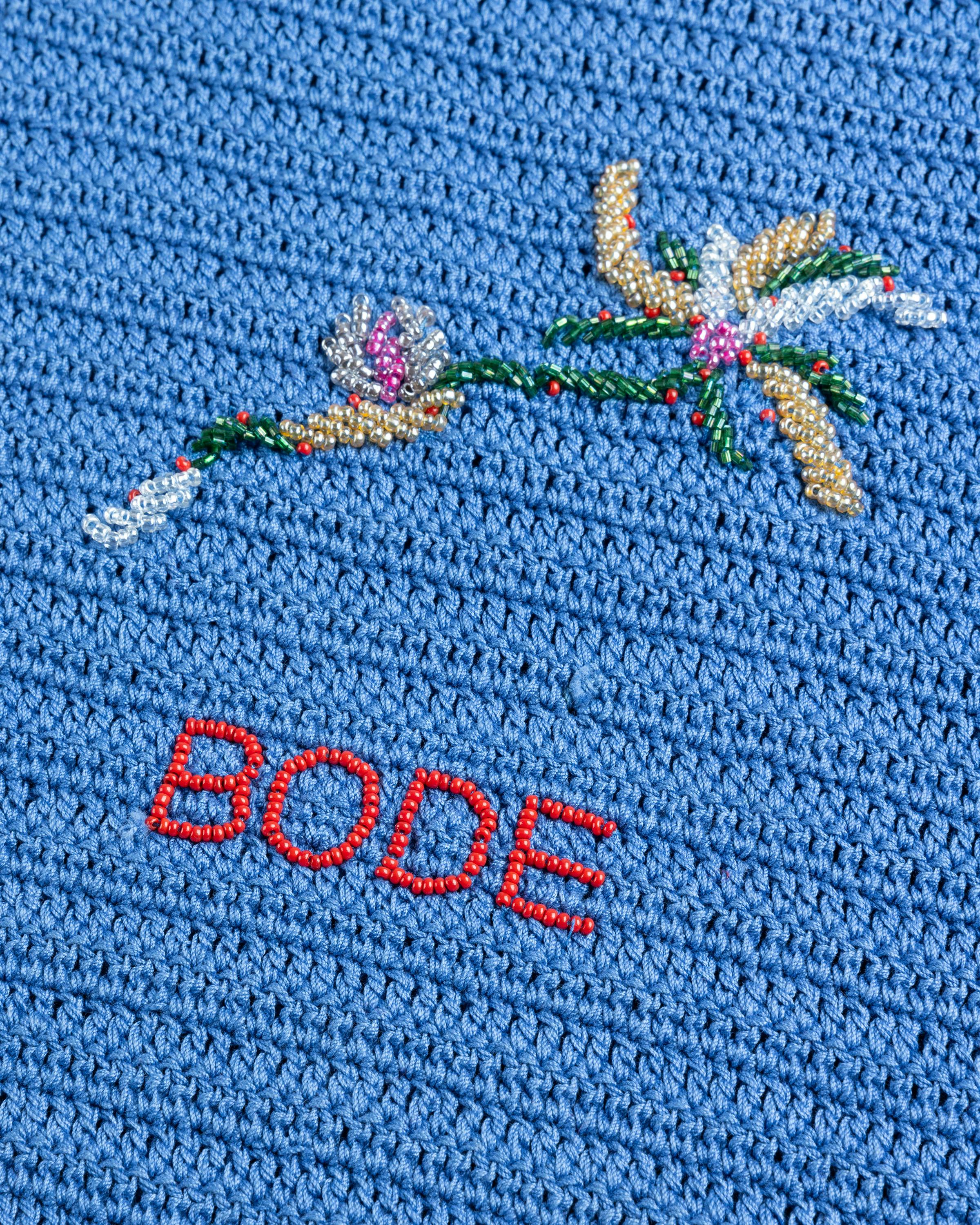 Bode – Laurel Crochet Tote - Tote Bags - Blue - Image 6