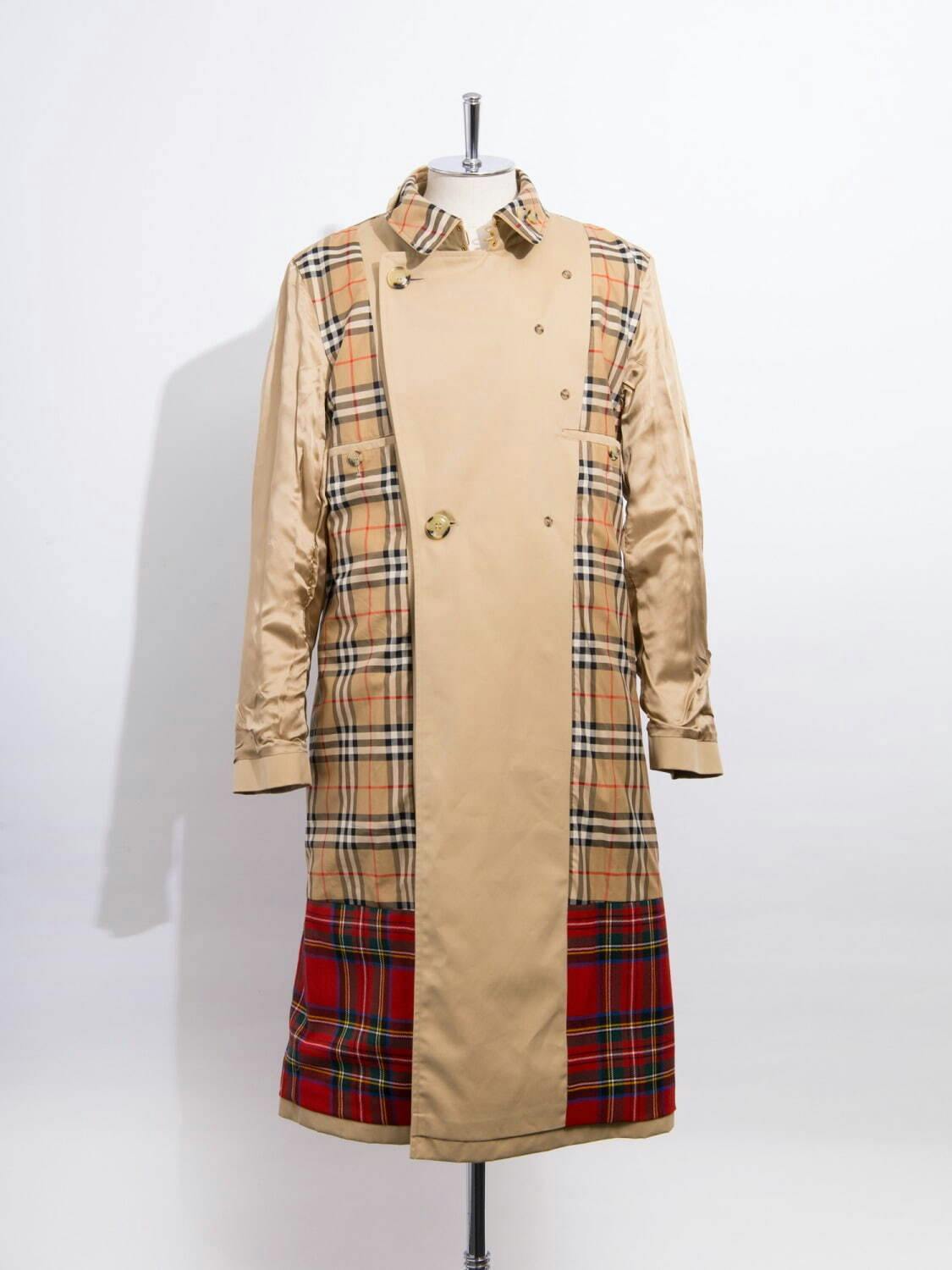 comme des garcons cdg burberry trench