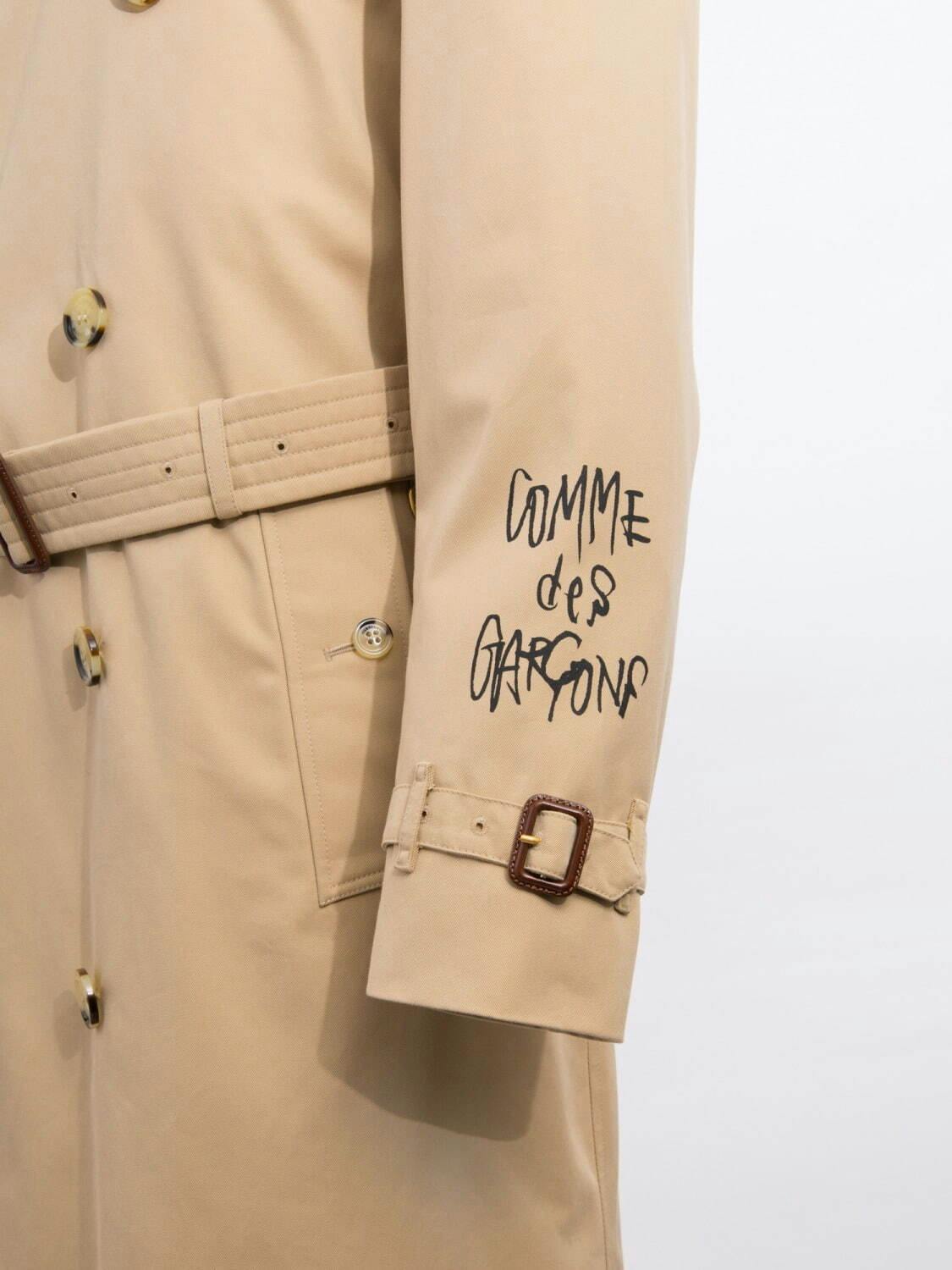 comme des garcons cdg burberry trench