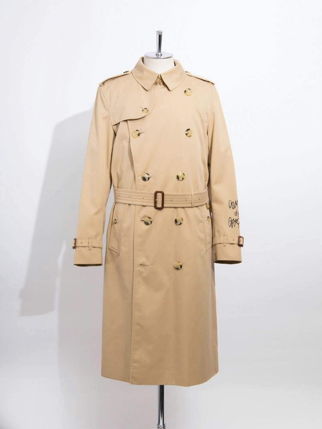 comme des garcons cdg burberry trench