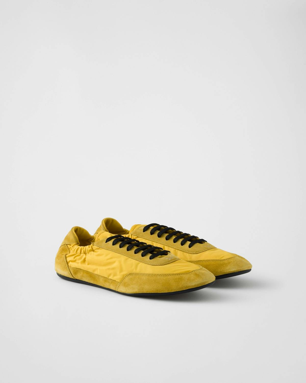 Yellow Prada Collapse sneaker