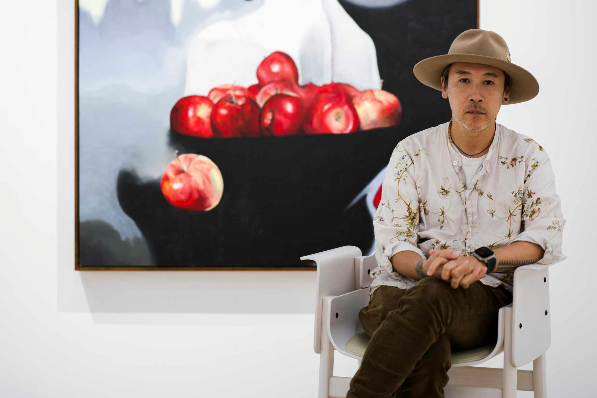 jun takahashi of undercover's peaceable kingdom art exhibit