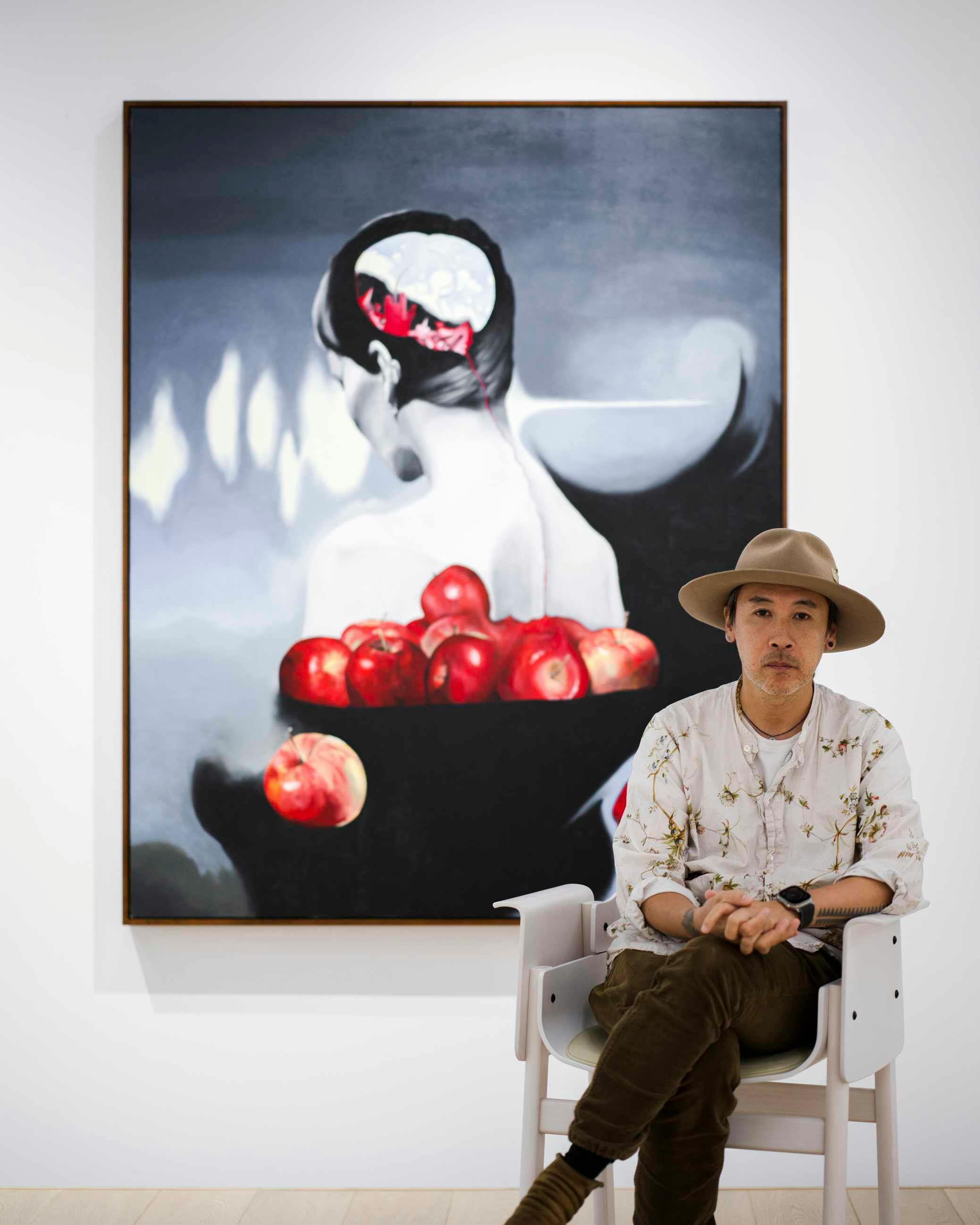 jun takahashi of undercover's peaceable kingdom art exhibit