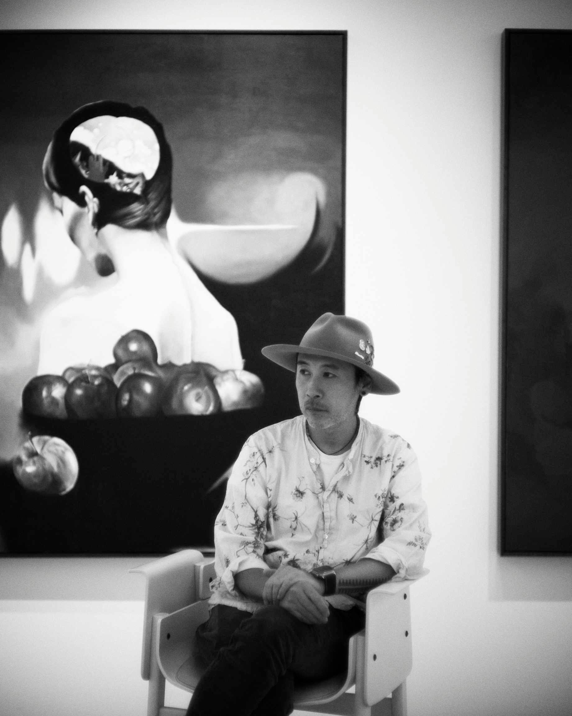 jun takahashi of undercover's peaceable kingdom art exhibit