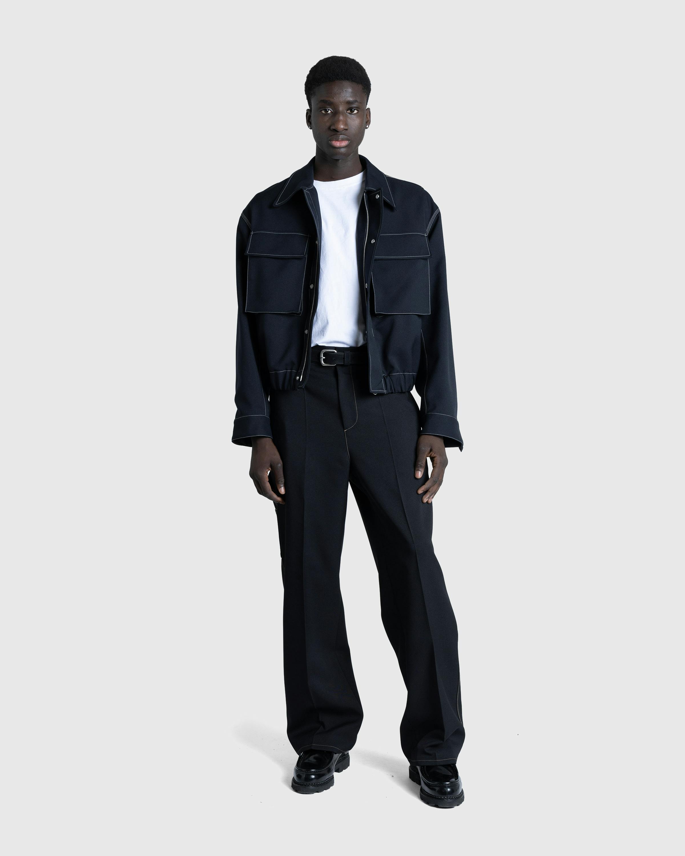 Jil Sander – Belted Trouser - Trousers - Black - Image 3