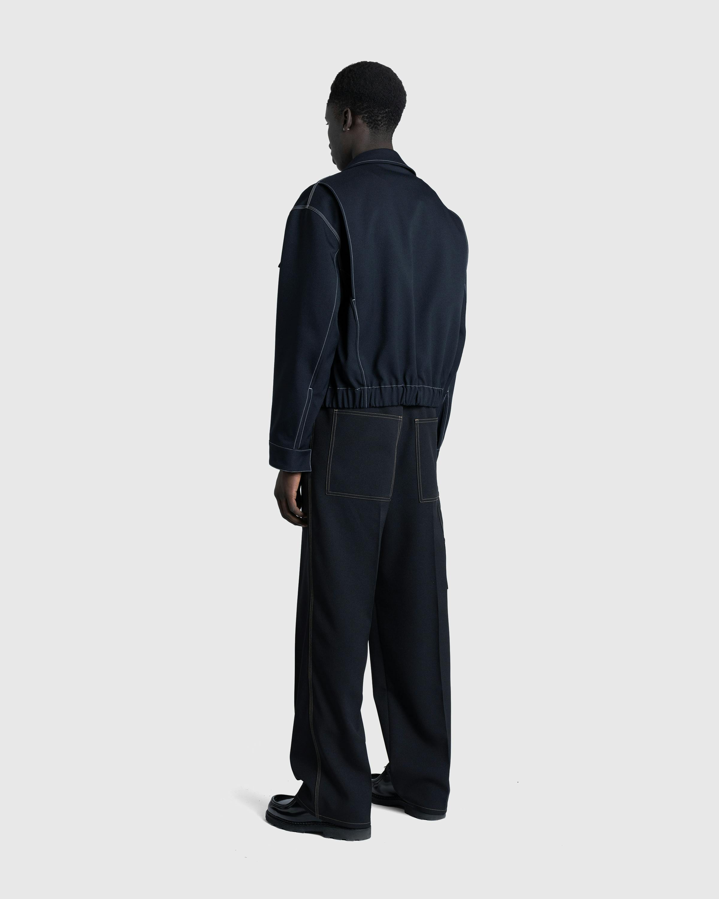 Jil Sander – Belted Trouser - Trousers - Black - Image 4