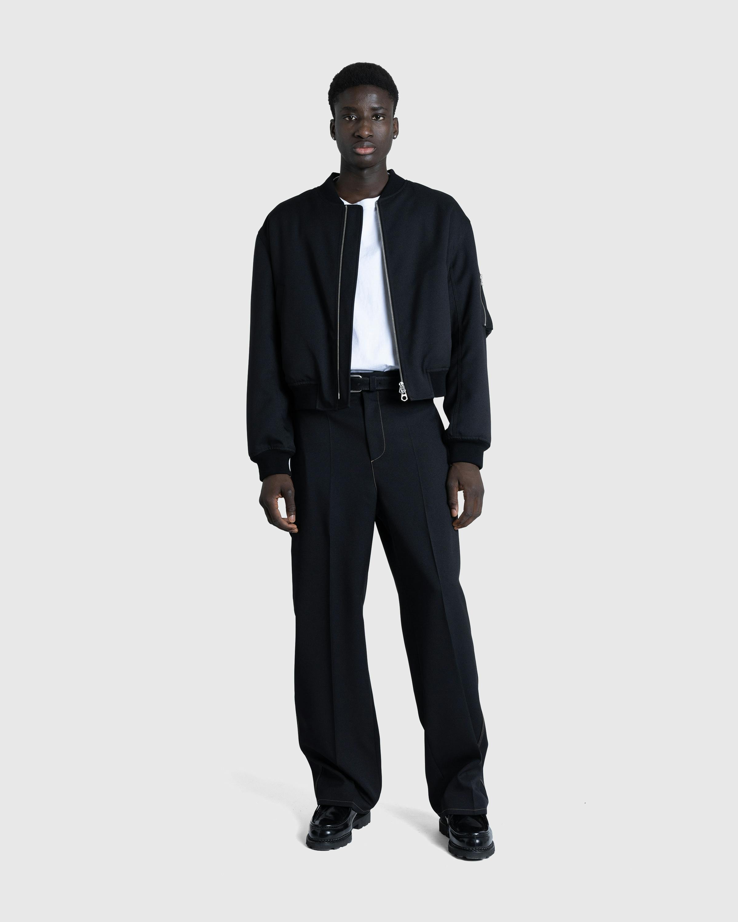 Jil Sander – Padded Bomber Jacket - Blouses - Black - Image 3