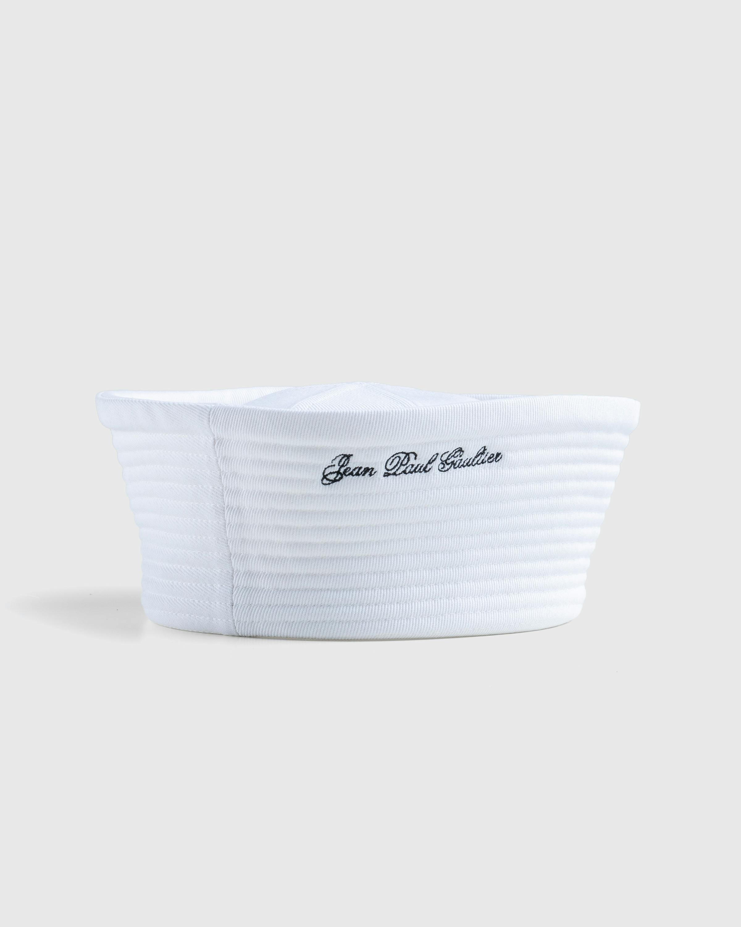 Jean Paul Gaultier – Cotton Sailor Hat - Structured Hats - White - Image 1