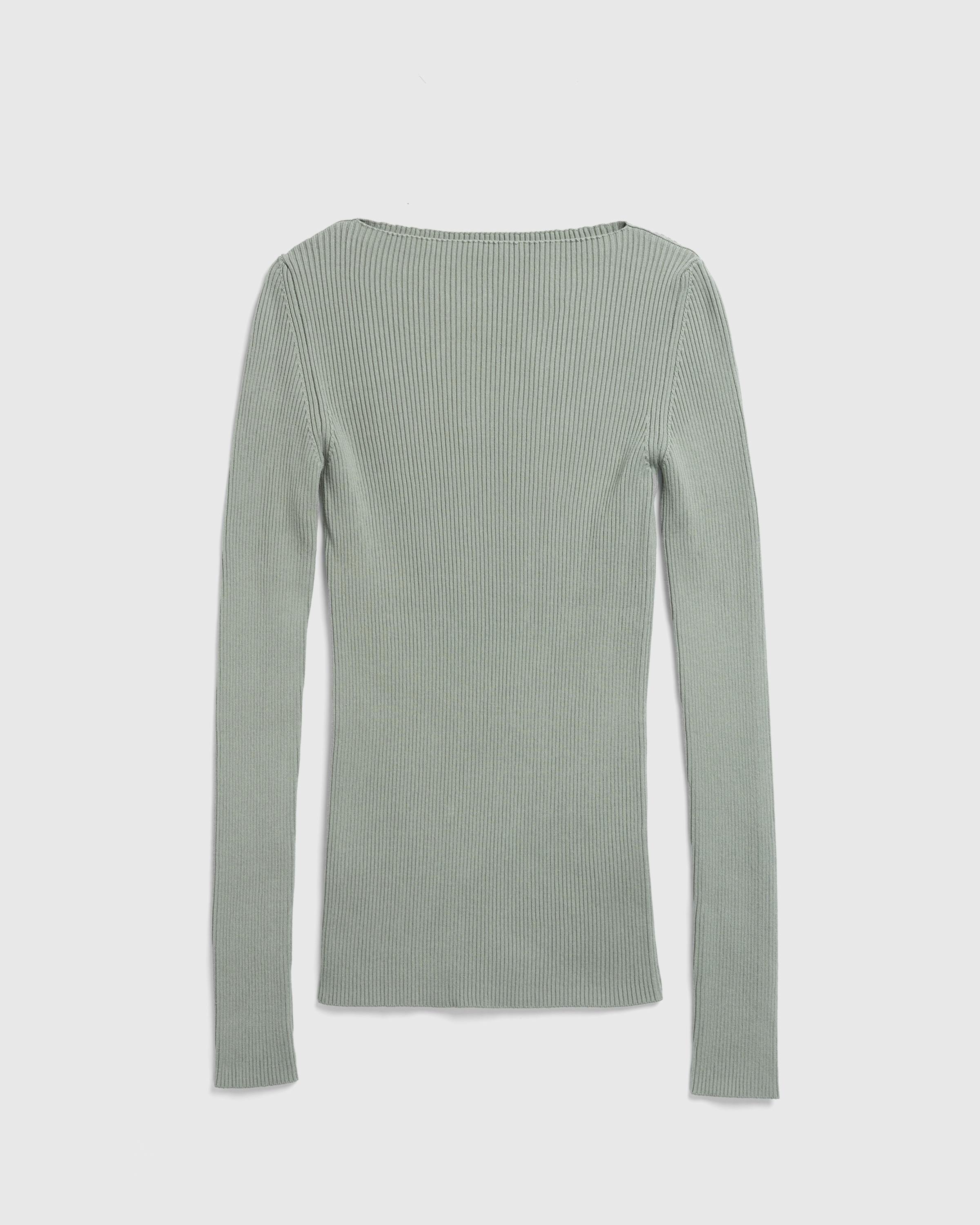 Rick Owens – Al Sweater - Crewnecks - Green - Image 1