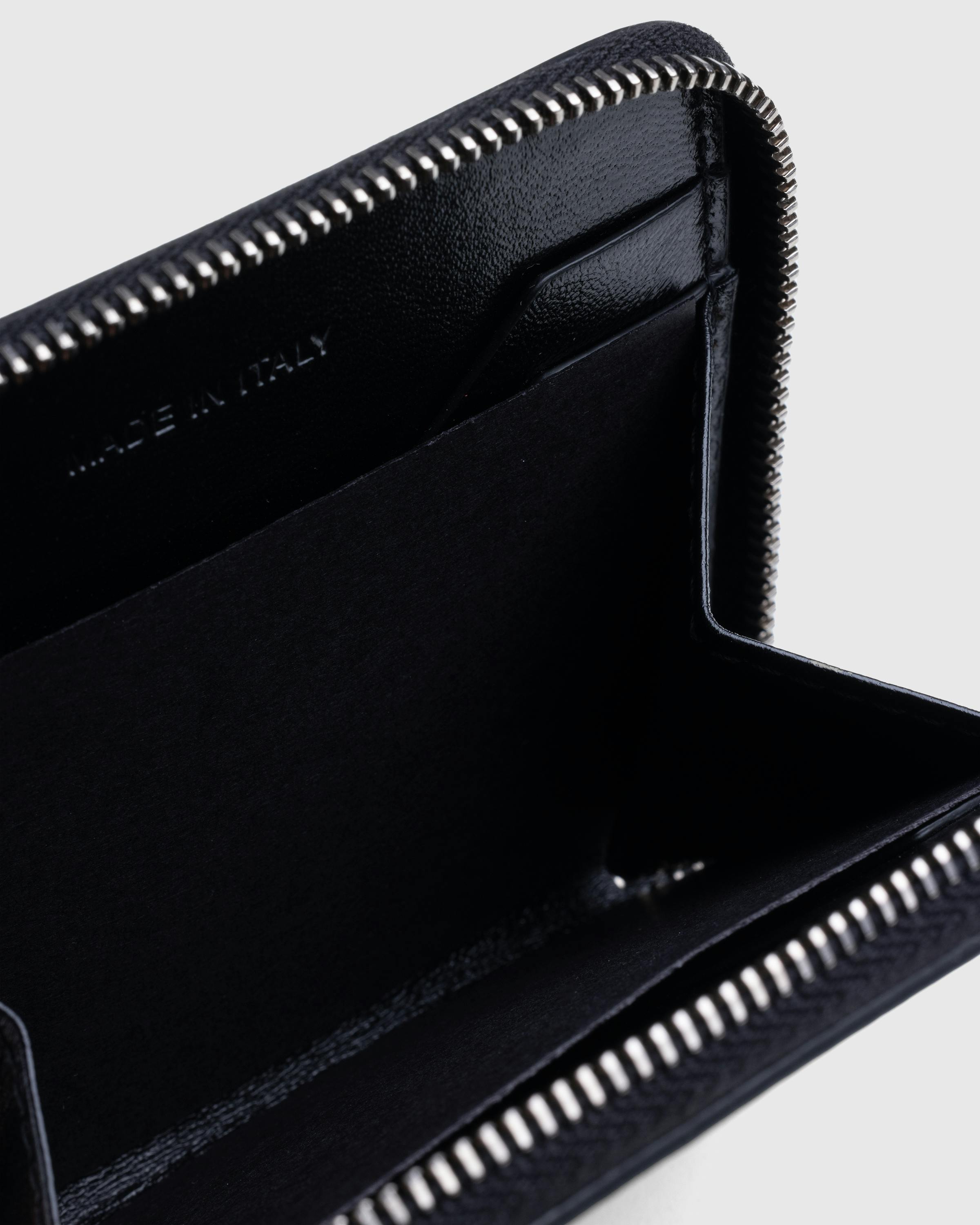 Rick Owens – Zipped Leather Wallet - Zip Wallets - Black - Image 3