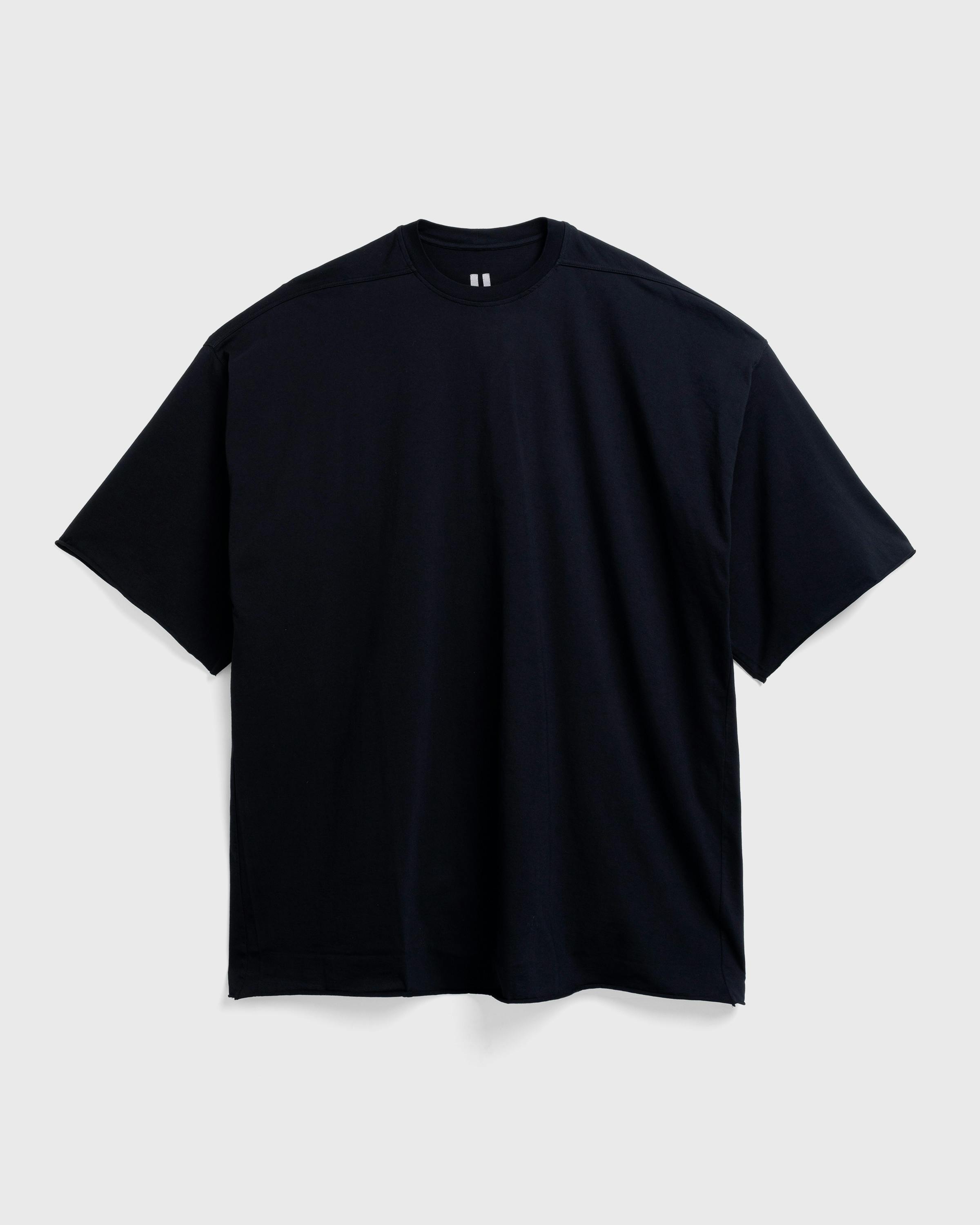 Rick Owens – Knit T-Shirt Tommy T Black - Tees - Image 1