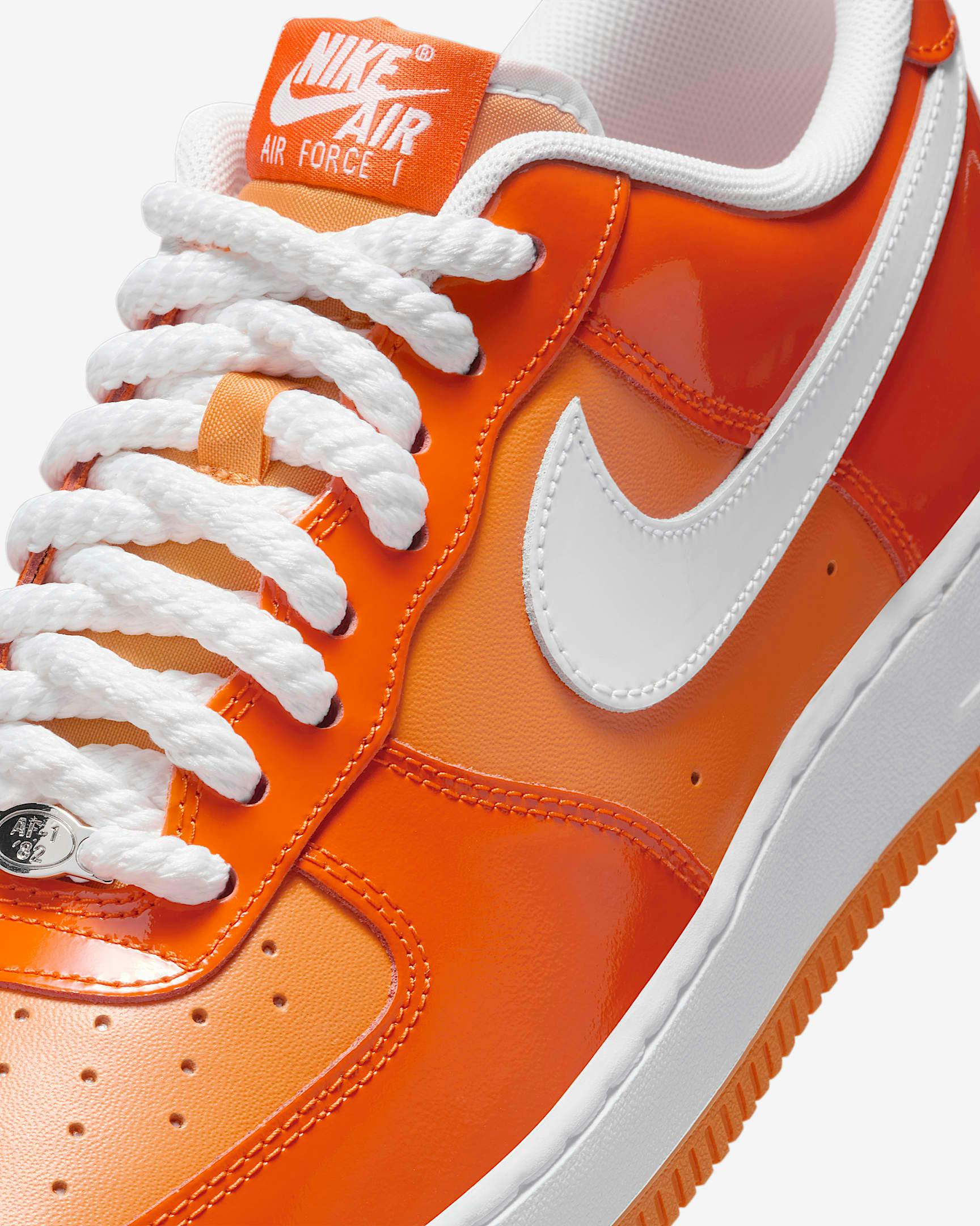 nike air force 1 safety orange