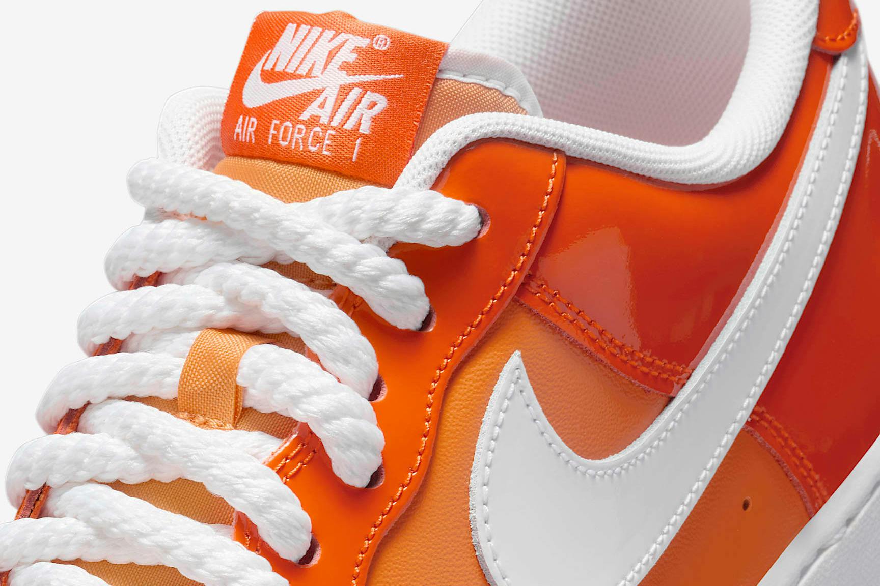 nike air force 1 safety orange