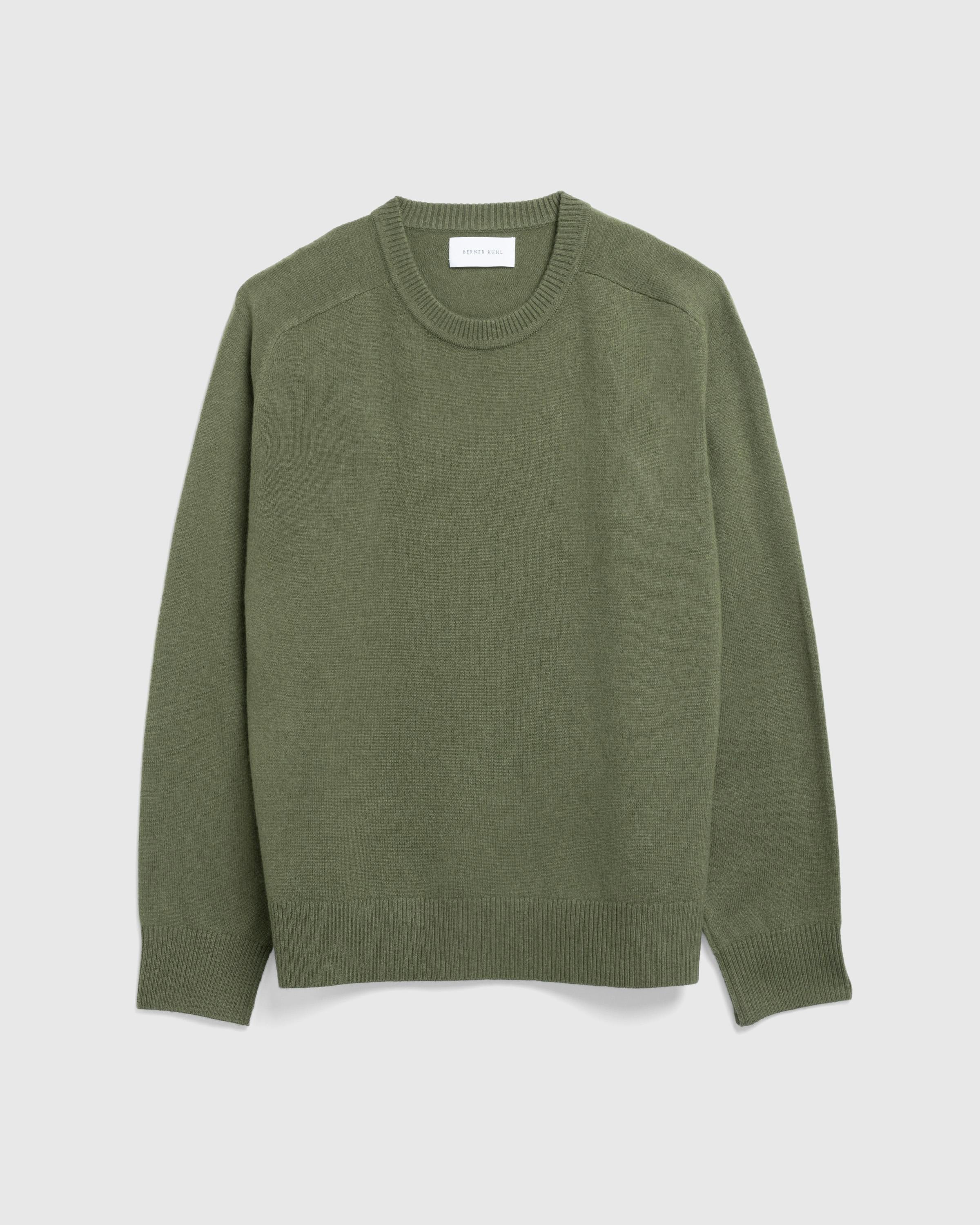 Berner Kuehl – Saddle Crew Cash Wool Olive - Crewnecks - Green - Image 1