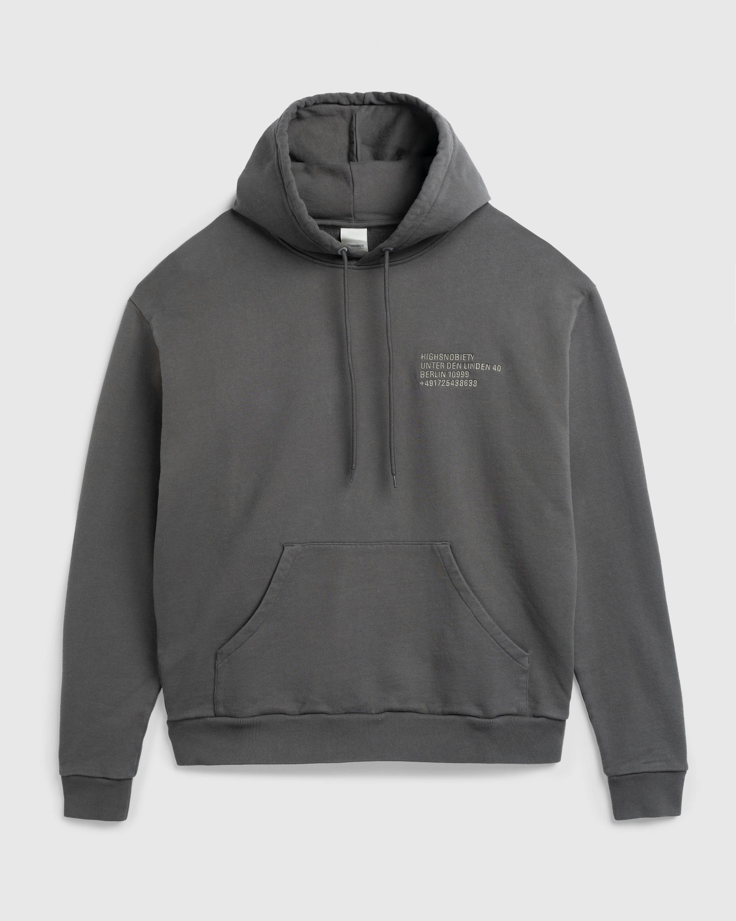 Highsnobiety – Berlin Fleece Hoodie - Hoodies - Black - Image 2