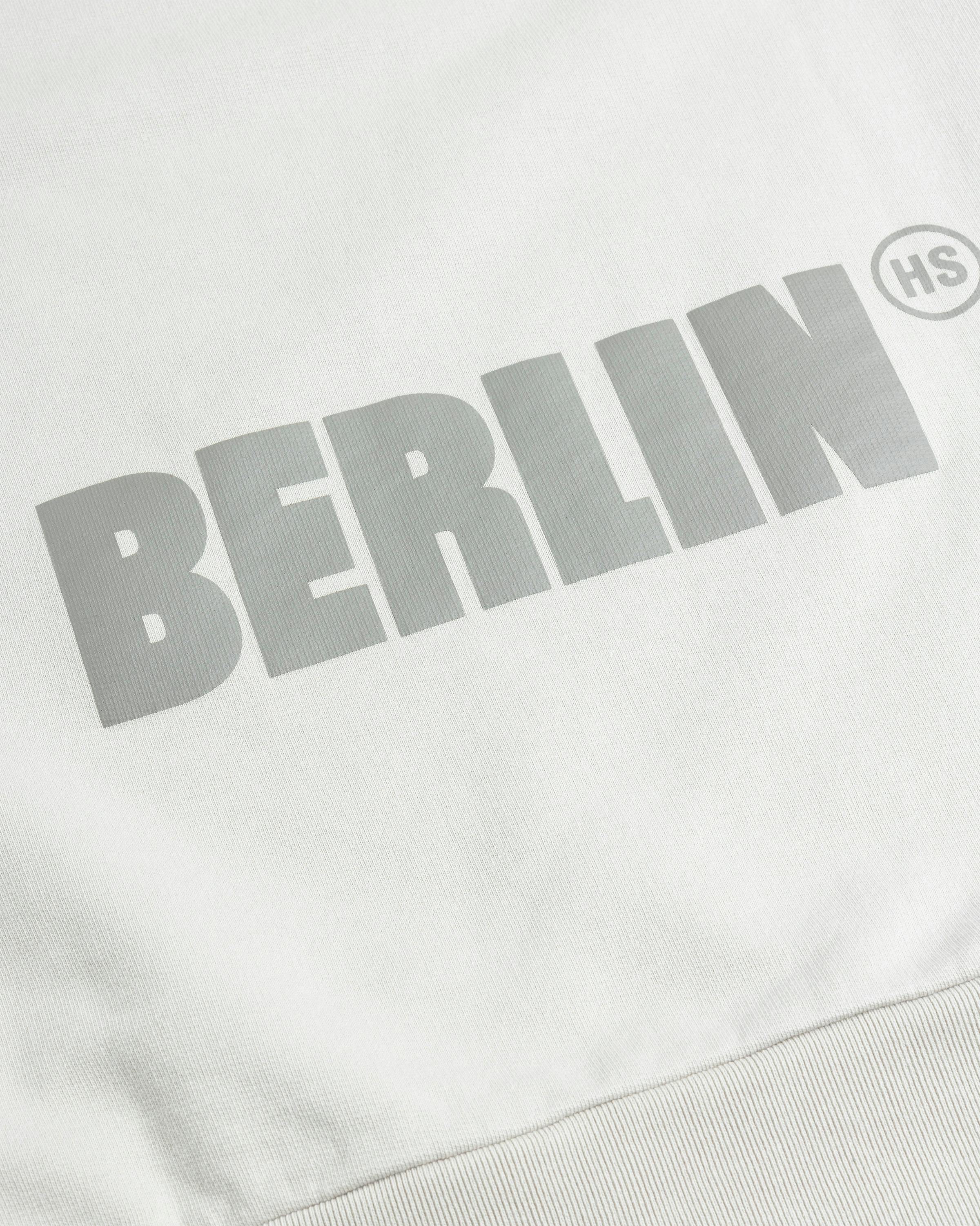 Highsnobiety – Berlin Fleece Crewneck - Sweatshirts - Grey - Image 3