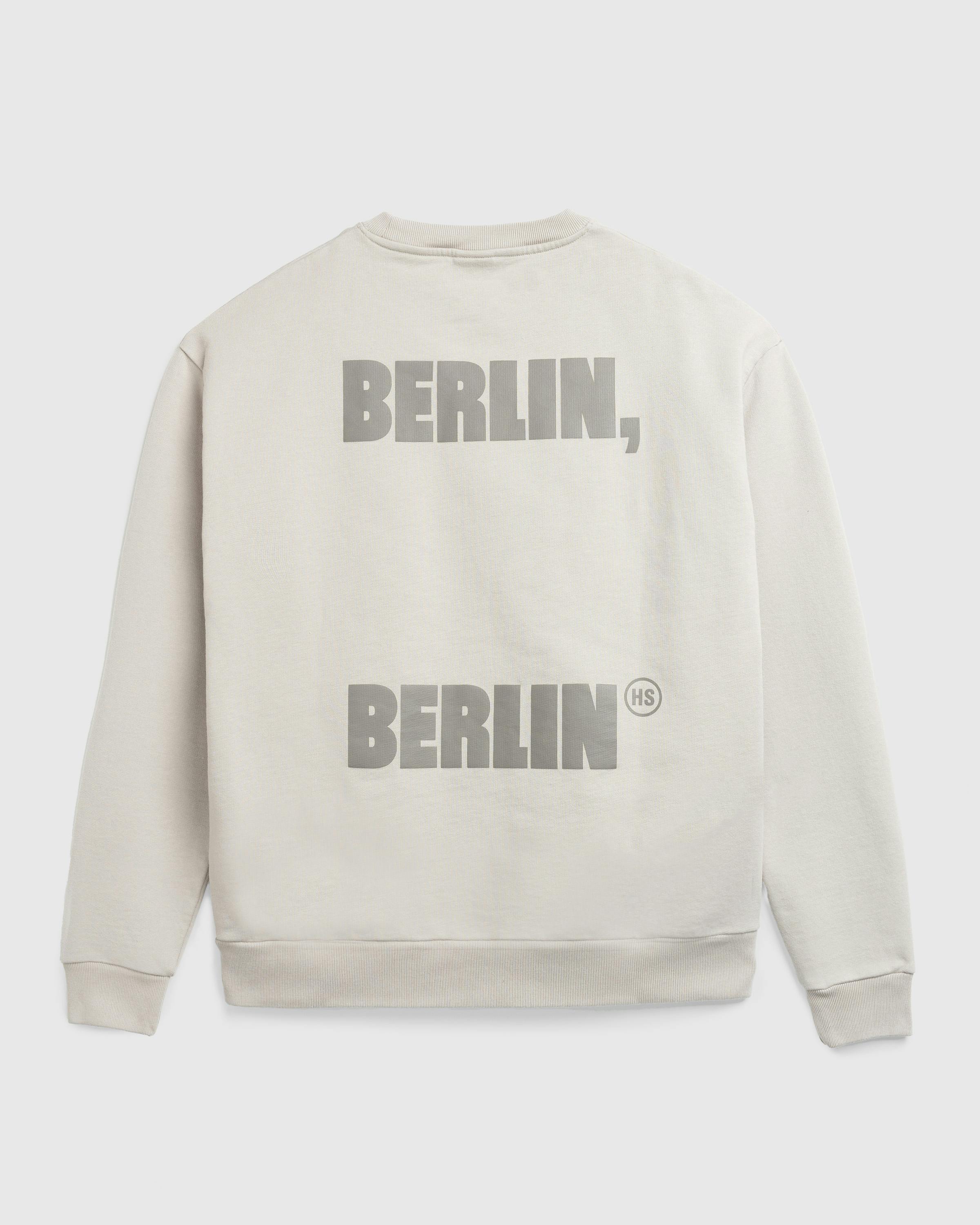 Highsnobiety – Berlin Fleece Crewneck - Sweatshirts - Grey - Image 1