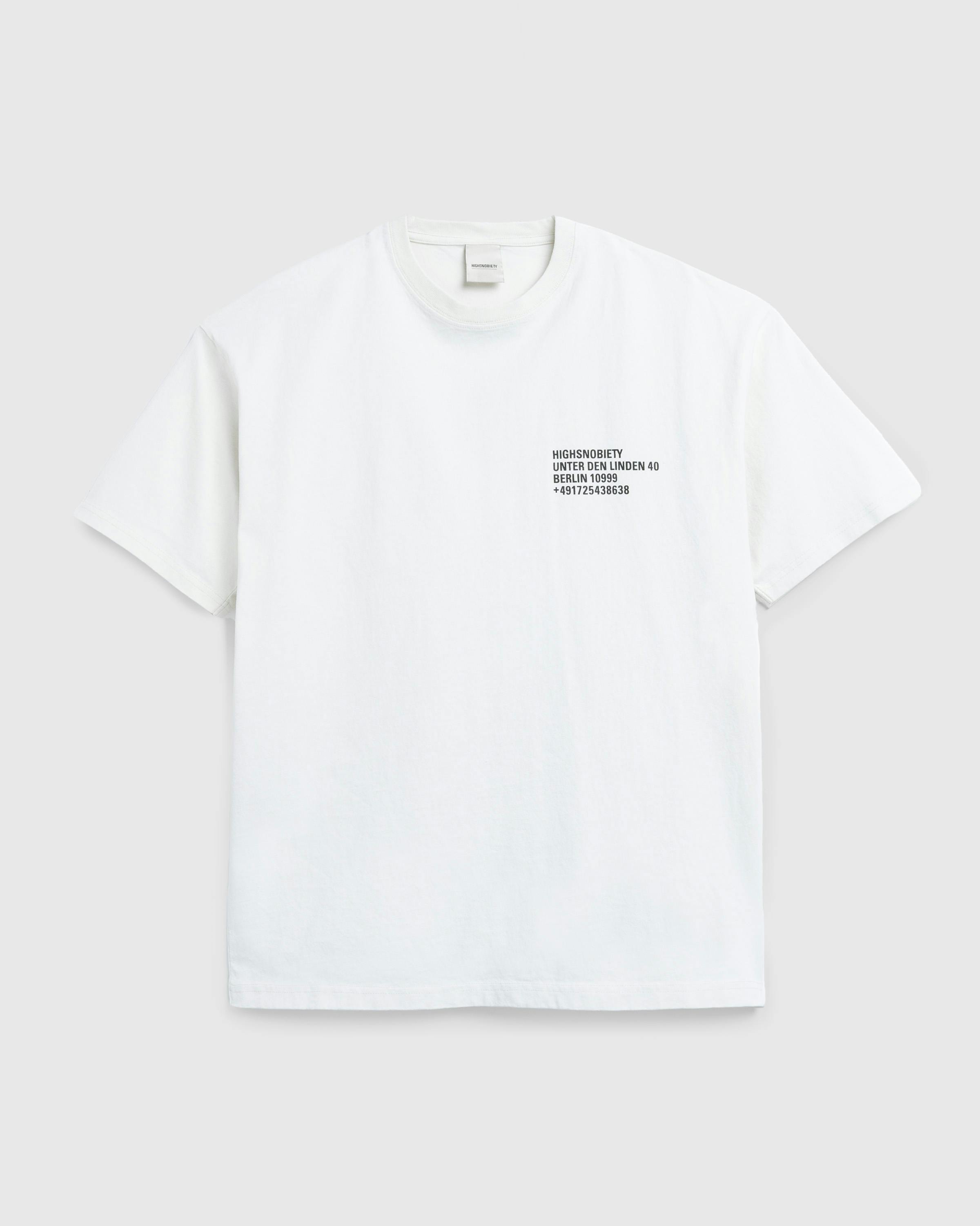 Highsnobiety – Berlin S/S T-Shirt - Tees - White - Image 2