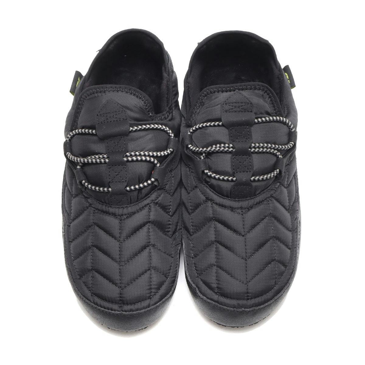 new balance sleeping moc puffer slip on shoe in black