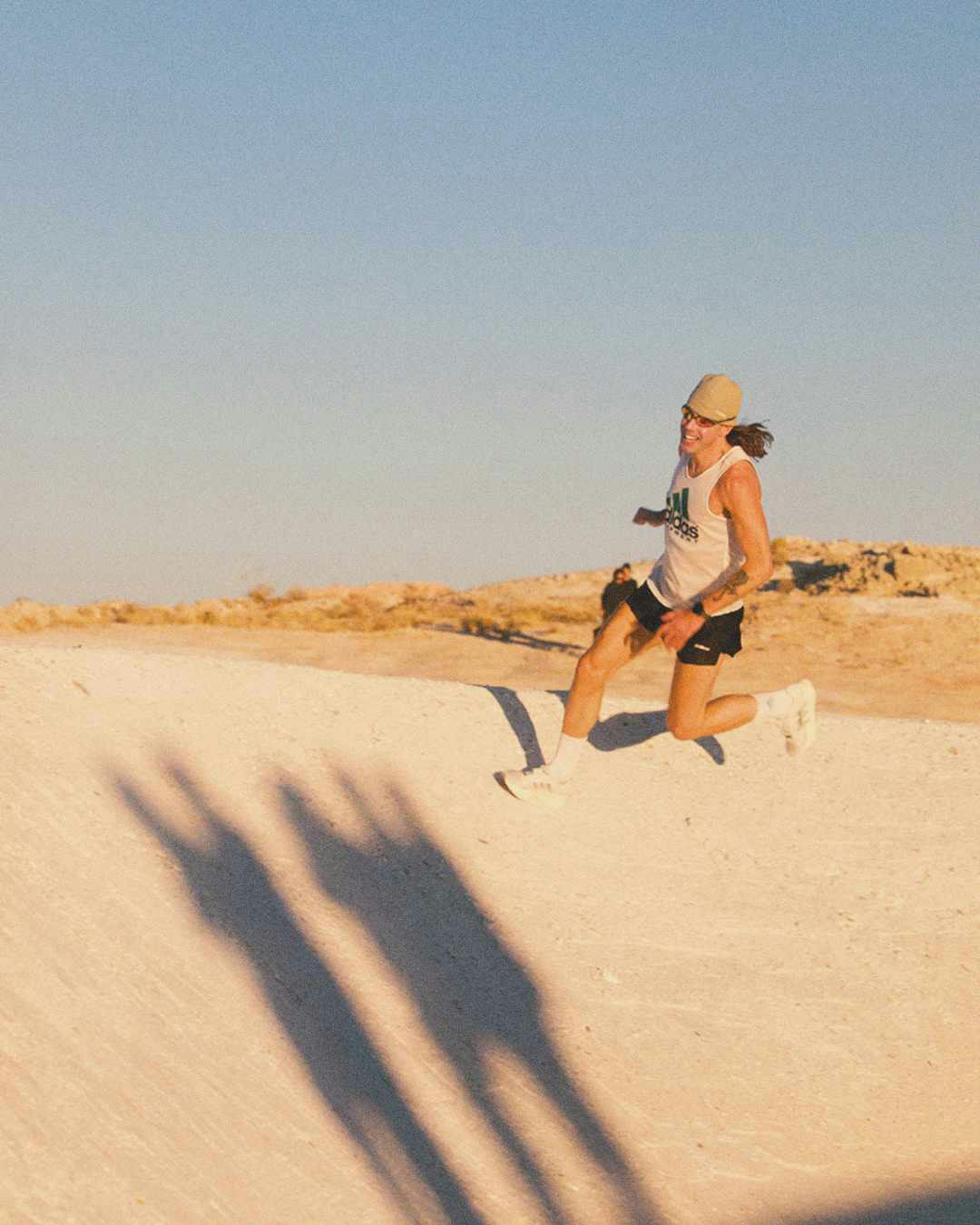 adidas white eqt 91/24 sneakers in the new mexico desert running track