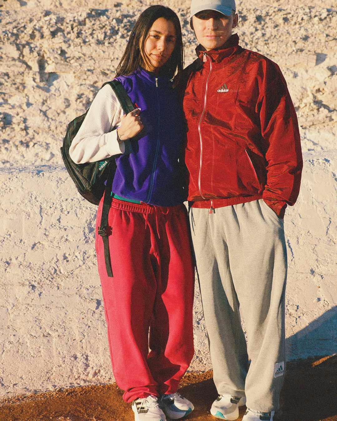 adidas white eqt 91/24 sneakers in the new mexico desert running track