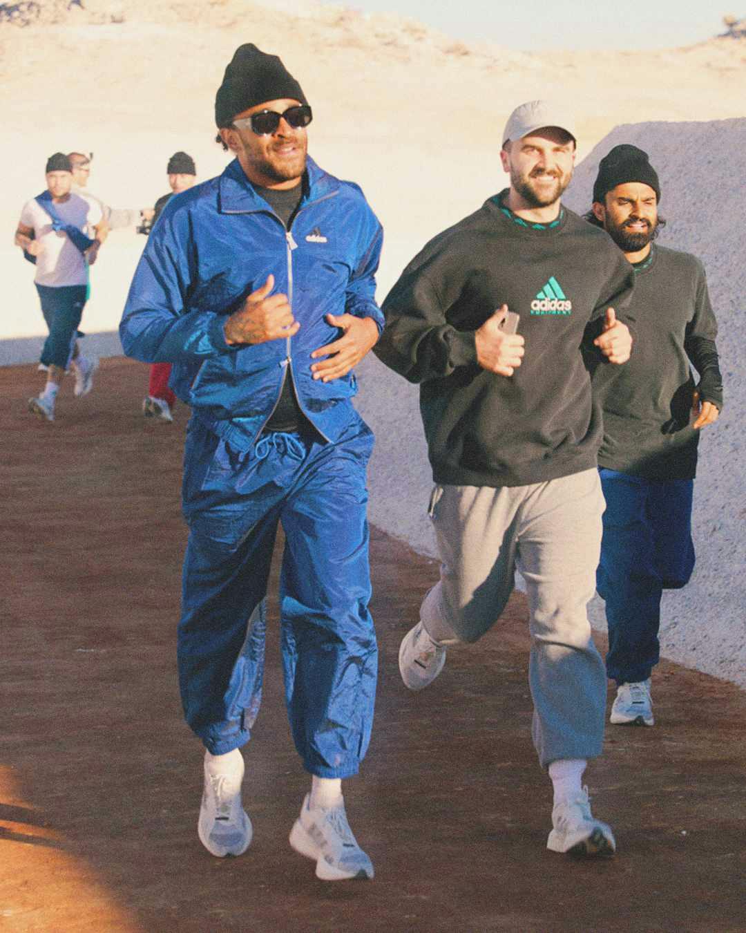 adidas white eqt 91/24 sneakers in the new mexico desert running track