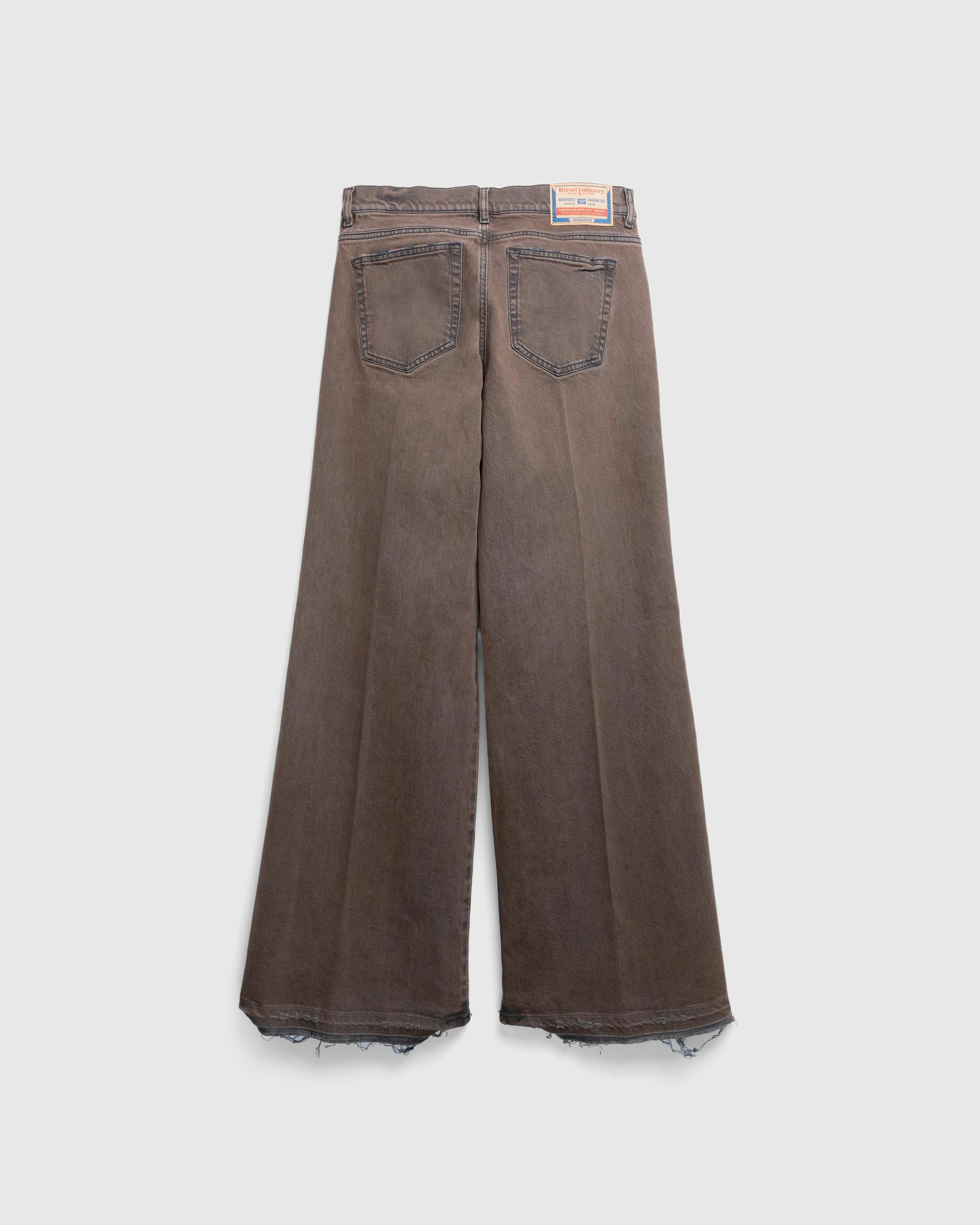 Diesel – 1978 D-Akemi Flare Jeans - Trousers - Brown - Image 4