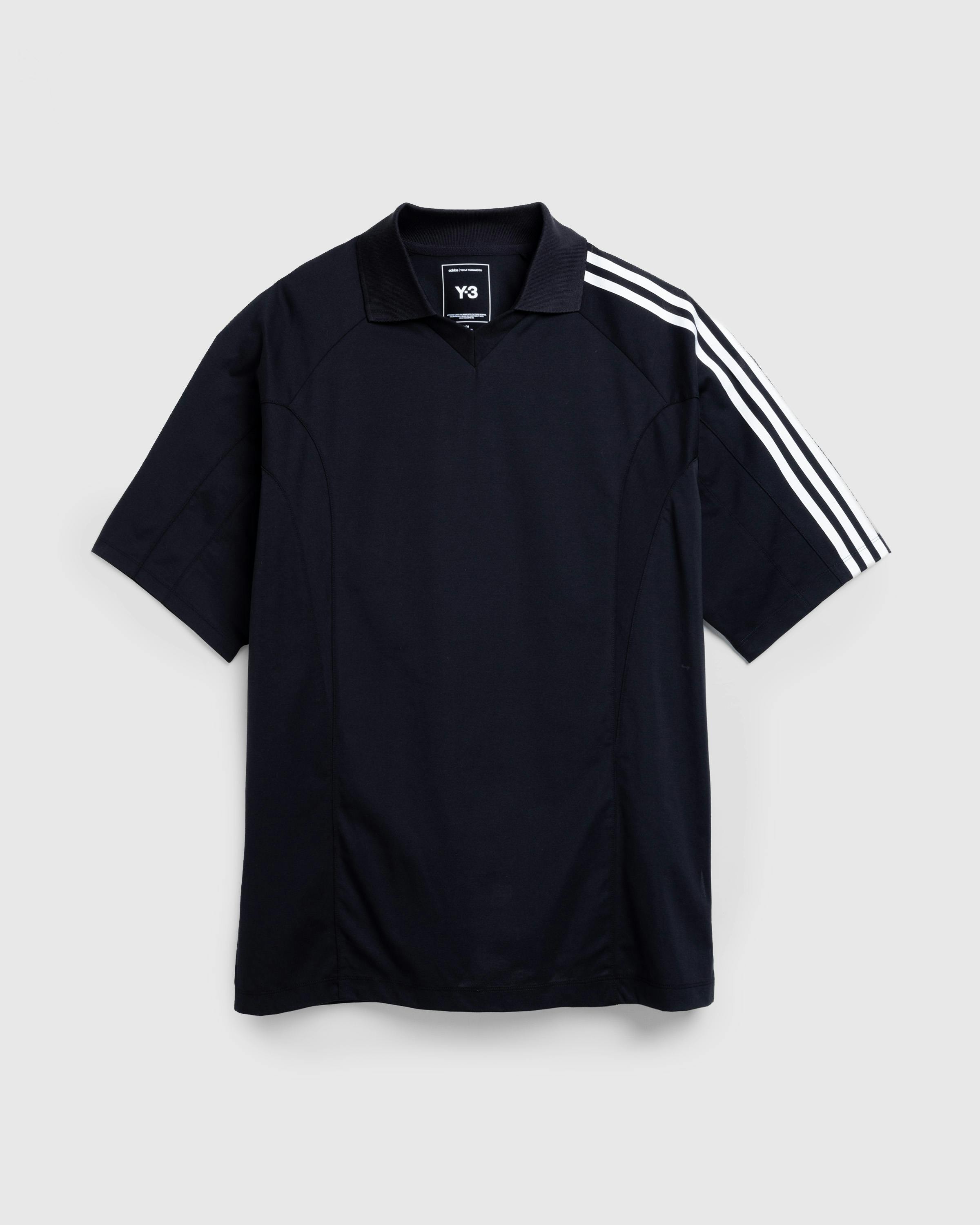 Y-3 – Cut Line Tee - Tees - Black - Image 1