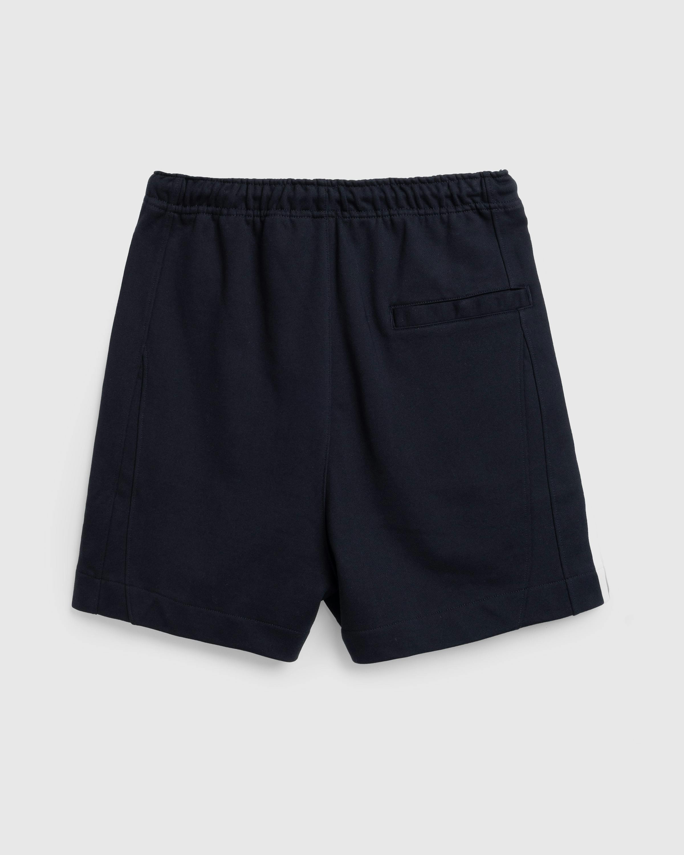 Y-3 – French Terry Cut Line Shorts - Active Pants - Black - Image 2